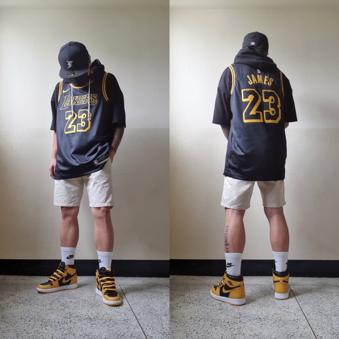 Jordan 1 Retro High OG Pollen 착용 스타일 - 1