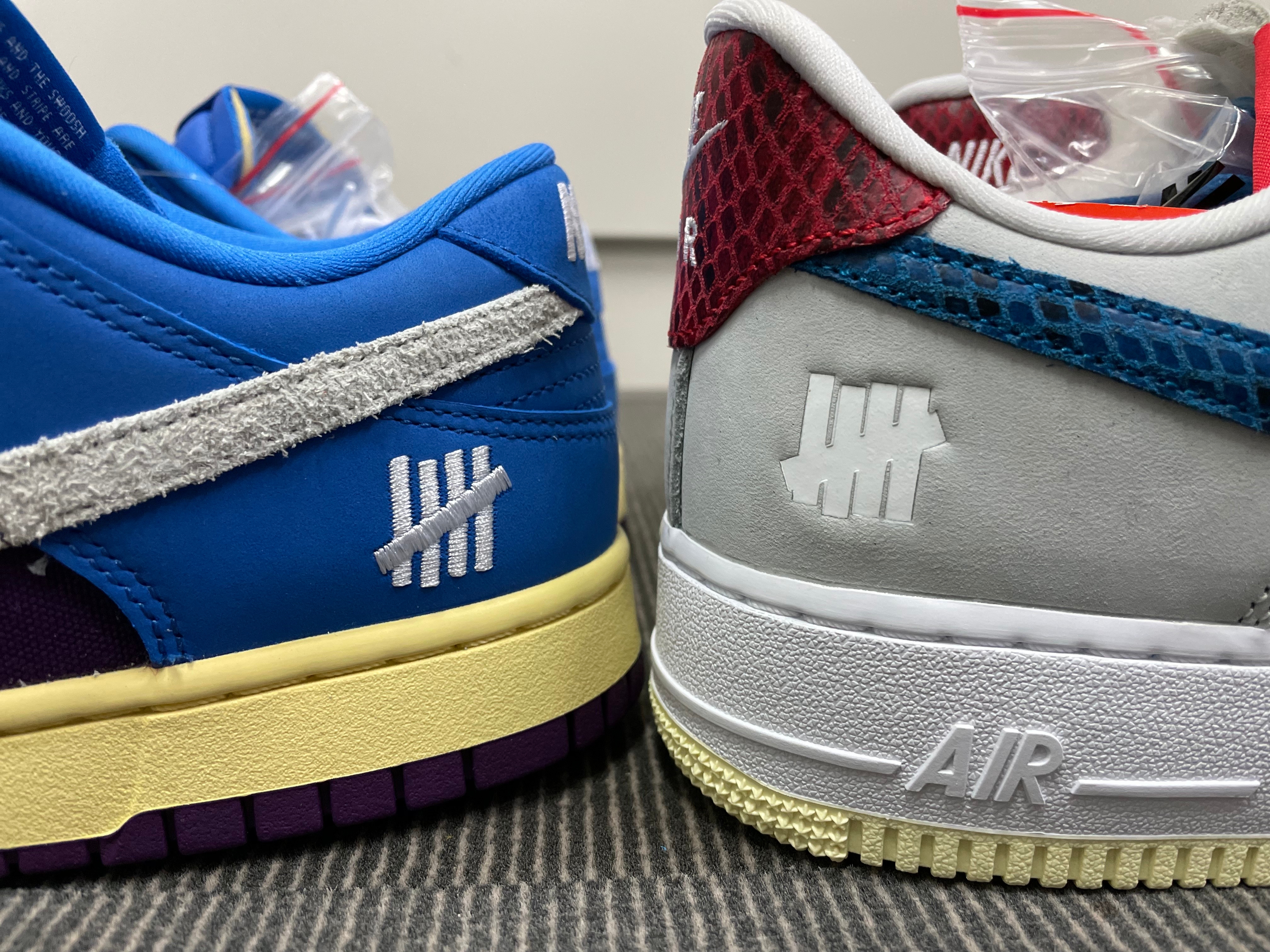 Nike x Undefeated Dunk Low SP 5 On It, Nike x Undefeated Air Force 1 Low SP 5 On It 착용 스타일 - 3