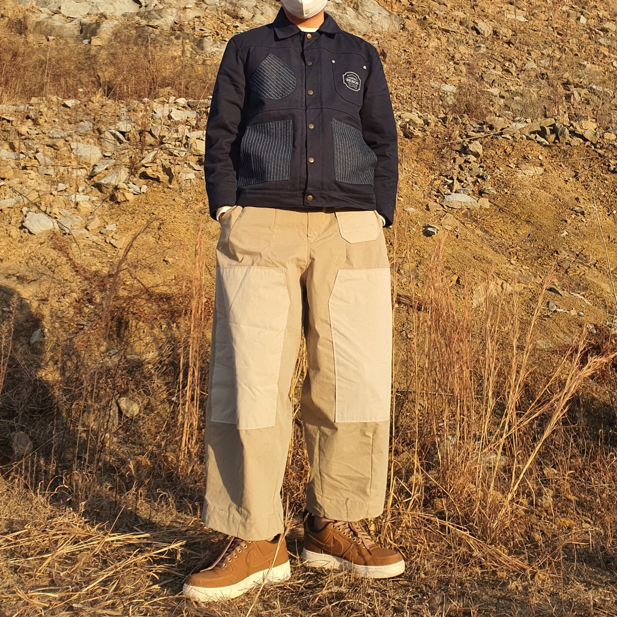 Nike x Carhartt WIP Air Force 1 Low Ale Brown 착용 스타일