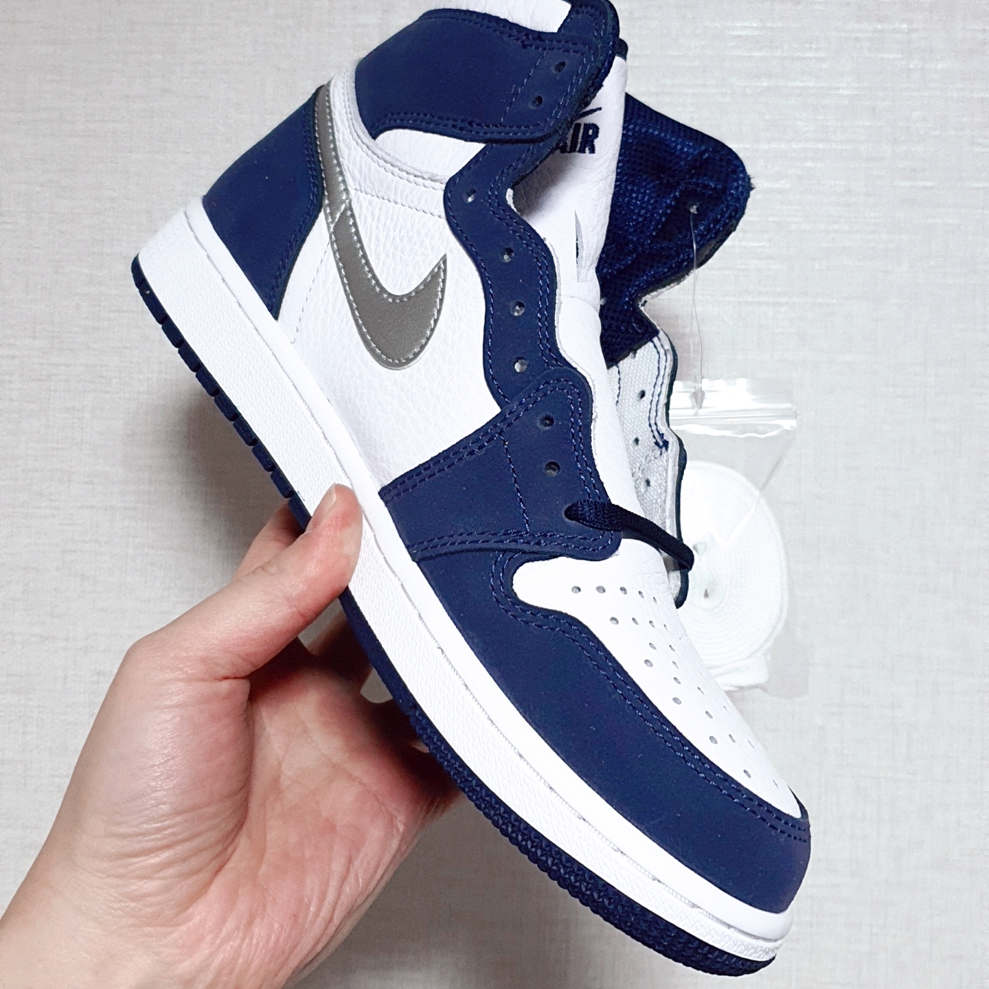 Jordan 1 Retro High OG CO.JP Midnight Navy 착용 스타일 - 2