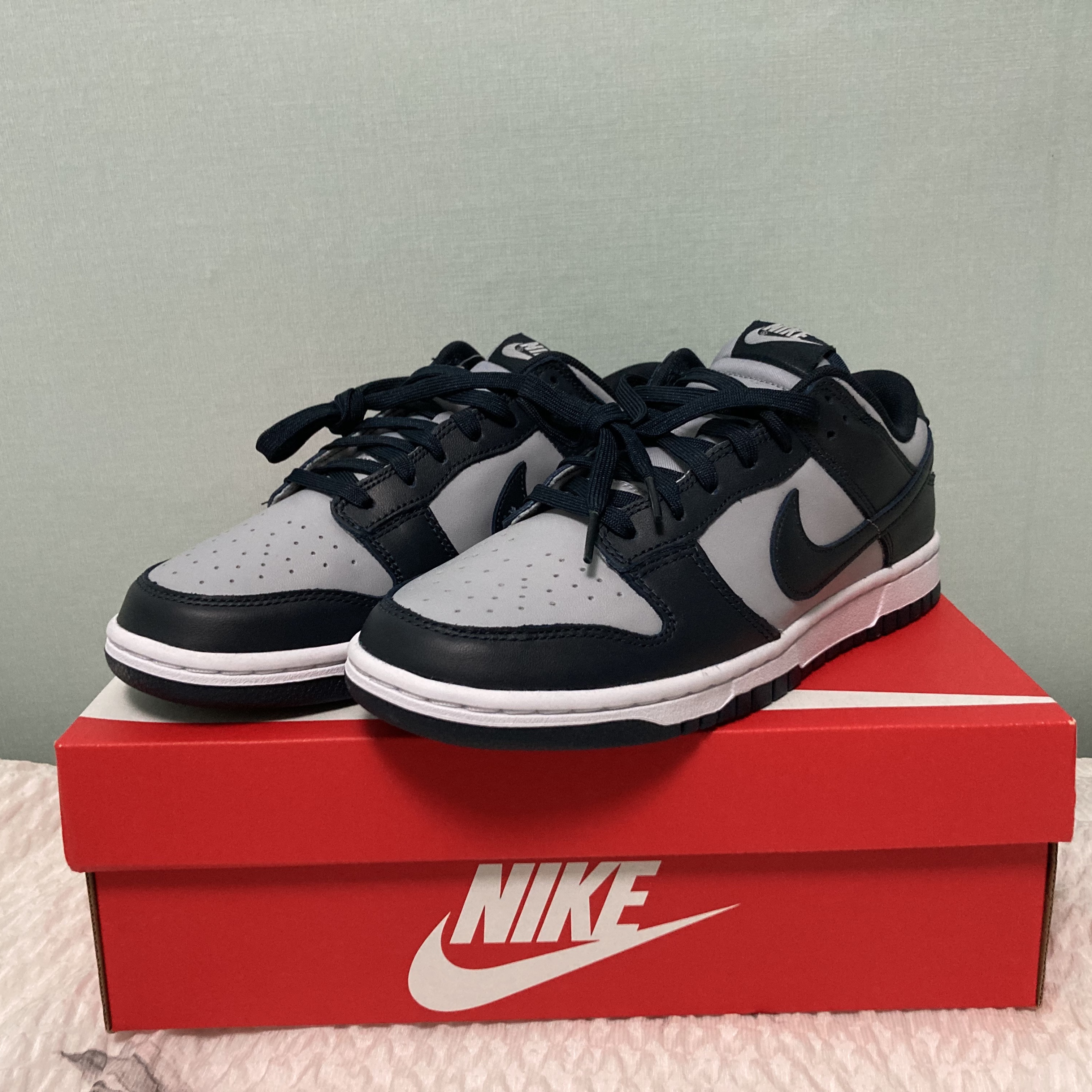 Nike Dunk Low Retro Championship Grey 착용 스타일 - 2