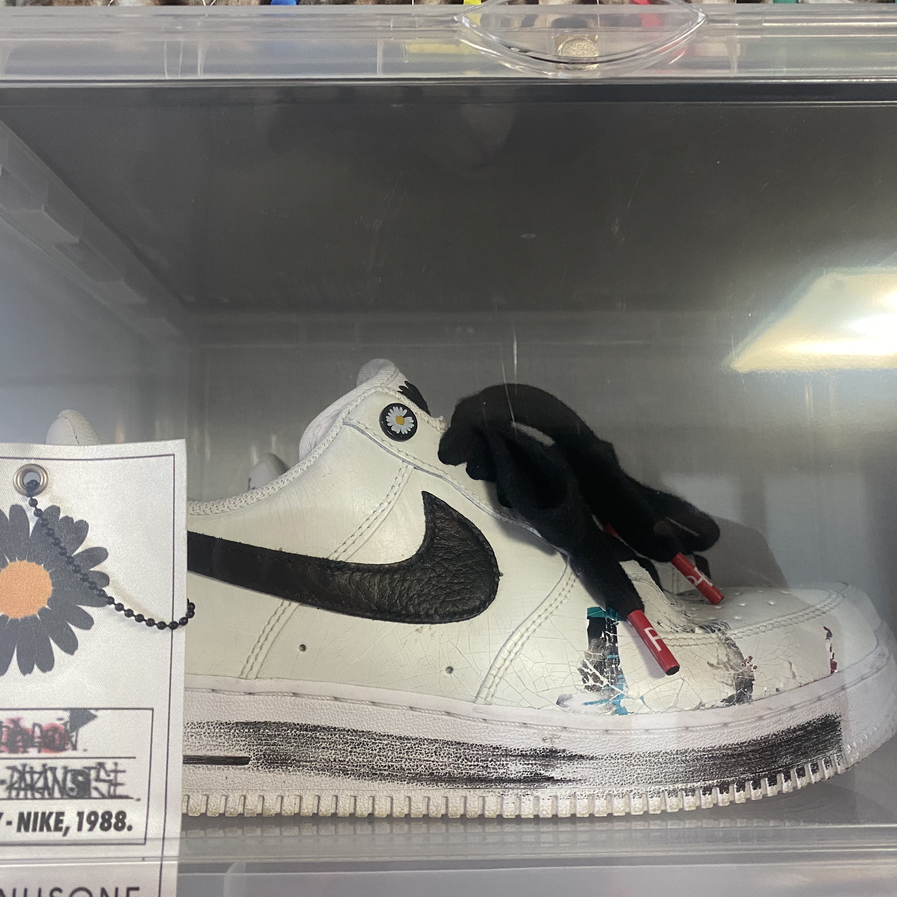 Nike x Peaceminusone Air Force 1 Low Para-Noise 2.0, Nike x Sacai x Fragment LDWaffle Blackened Blue 착용 스타일 - 1