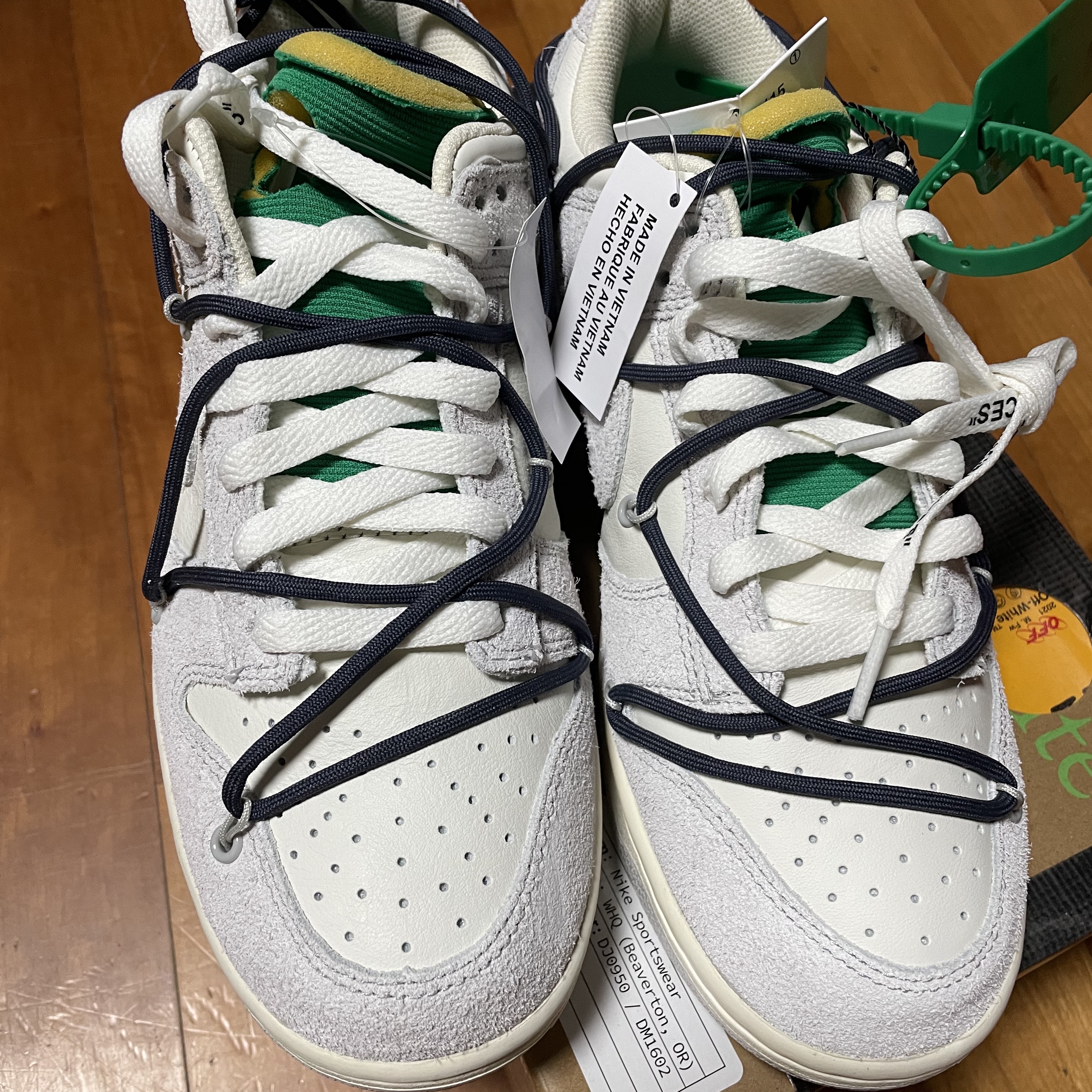 Nike x Off-White Dunk Low The 50 - Lot 20 착용 스타일 - 2