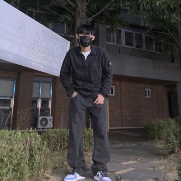 Stone Island 113WN T.CO+OLD Overshirt Black - 21FW, Jordan 1 Retro High OG University Blue 착용 스타일 - 1