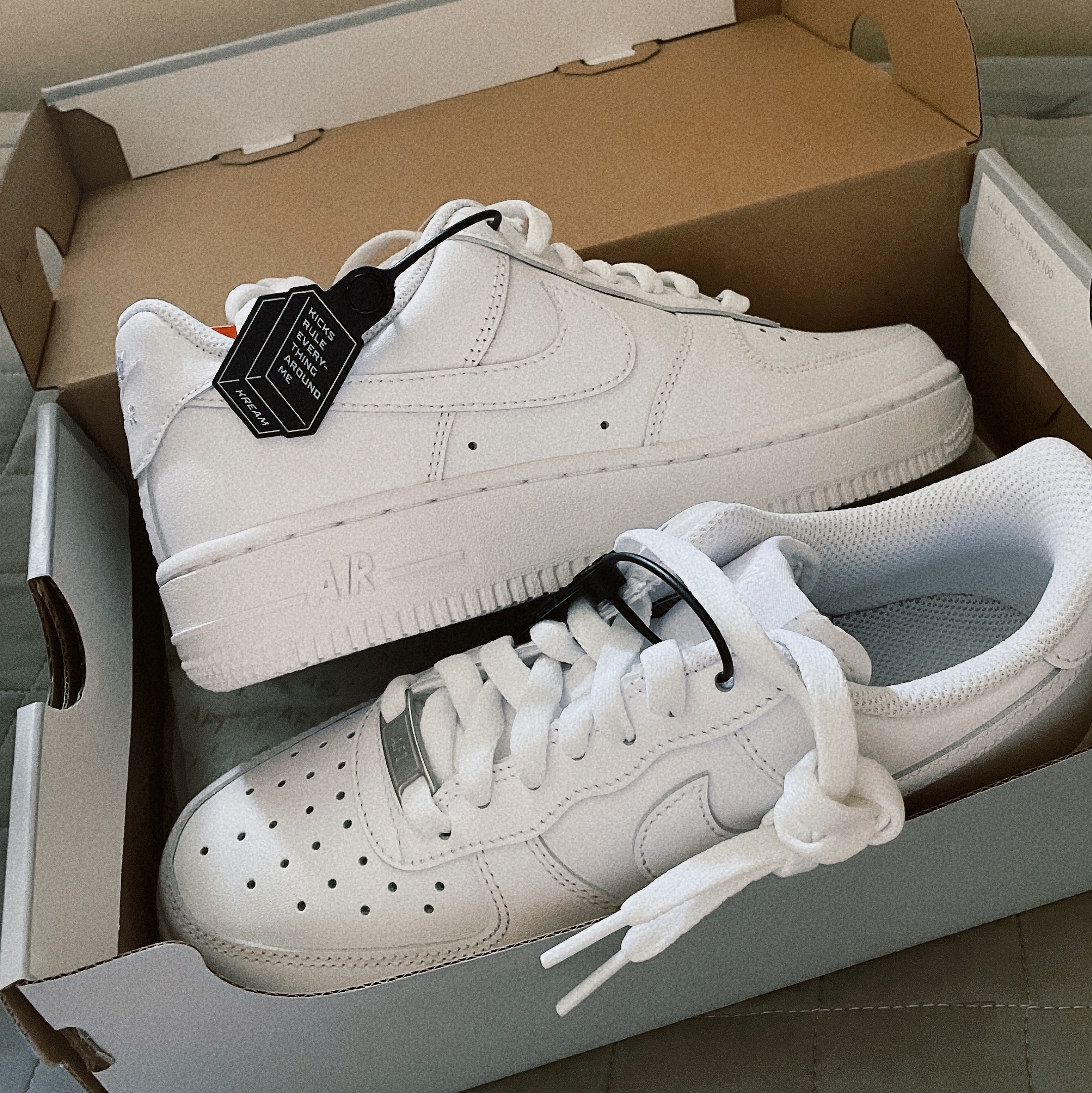 (W) Nike Air Force 1 '07 Low White 착용 스타일