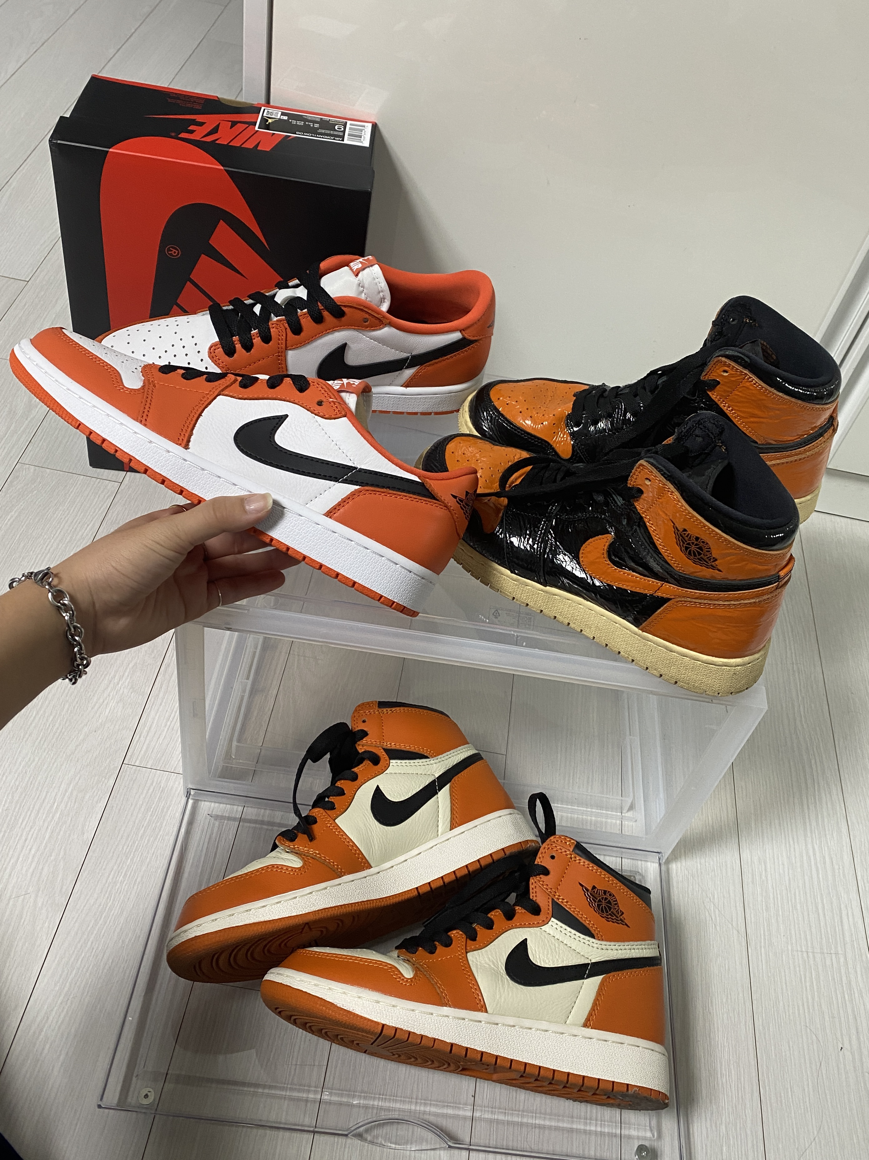Jordan 1 Low OG Starfish, (W) Jordan 1 Low OG Starfish 착용 스타일 - 2