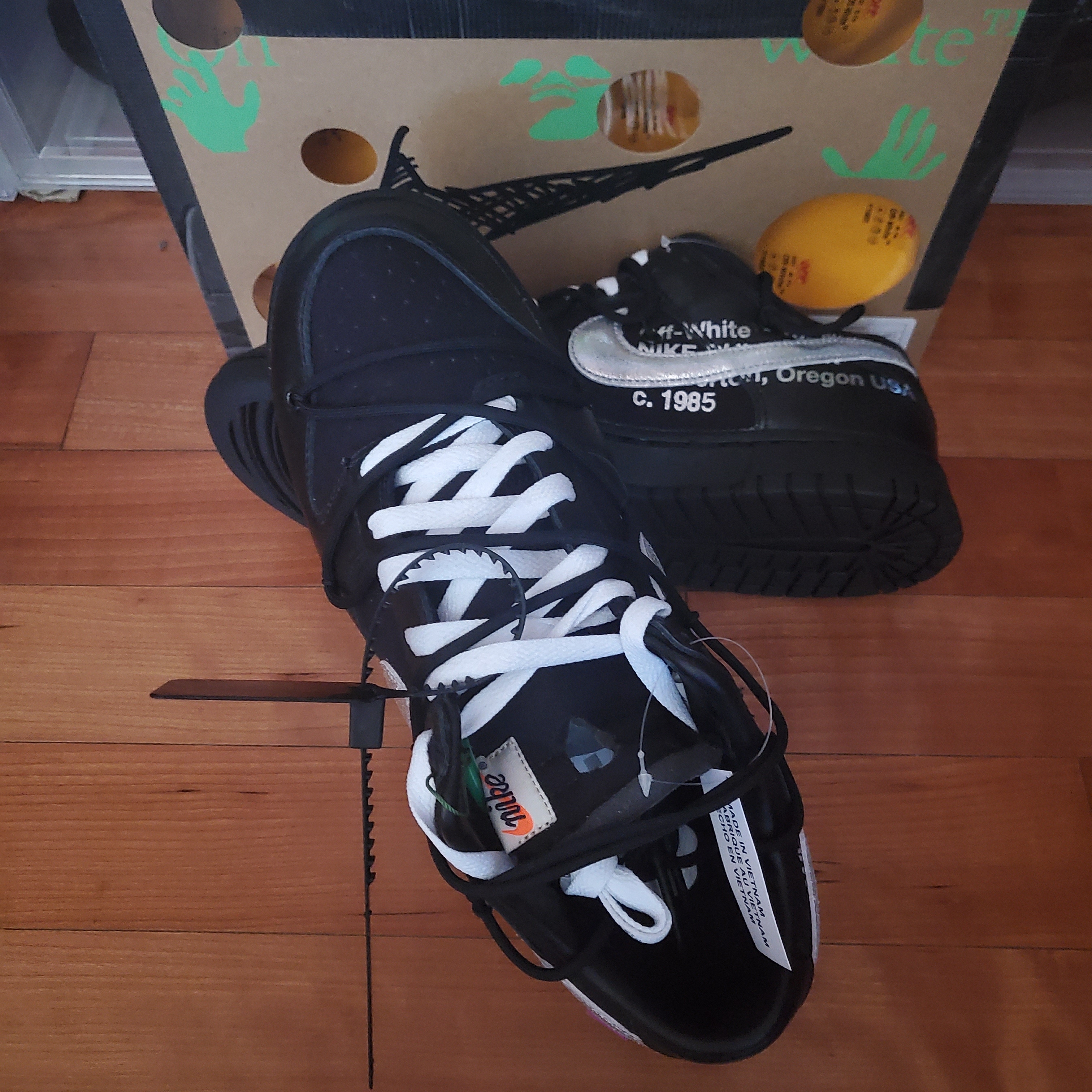 Nike x Off-White Dunk Low The 50 - Lot 50 착용 스타일 - 1