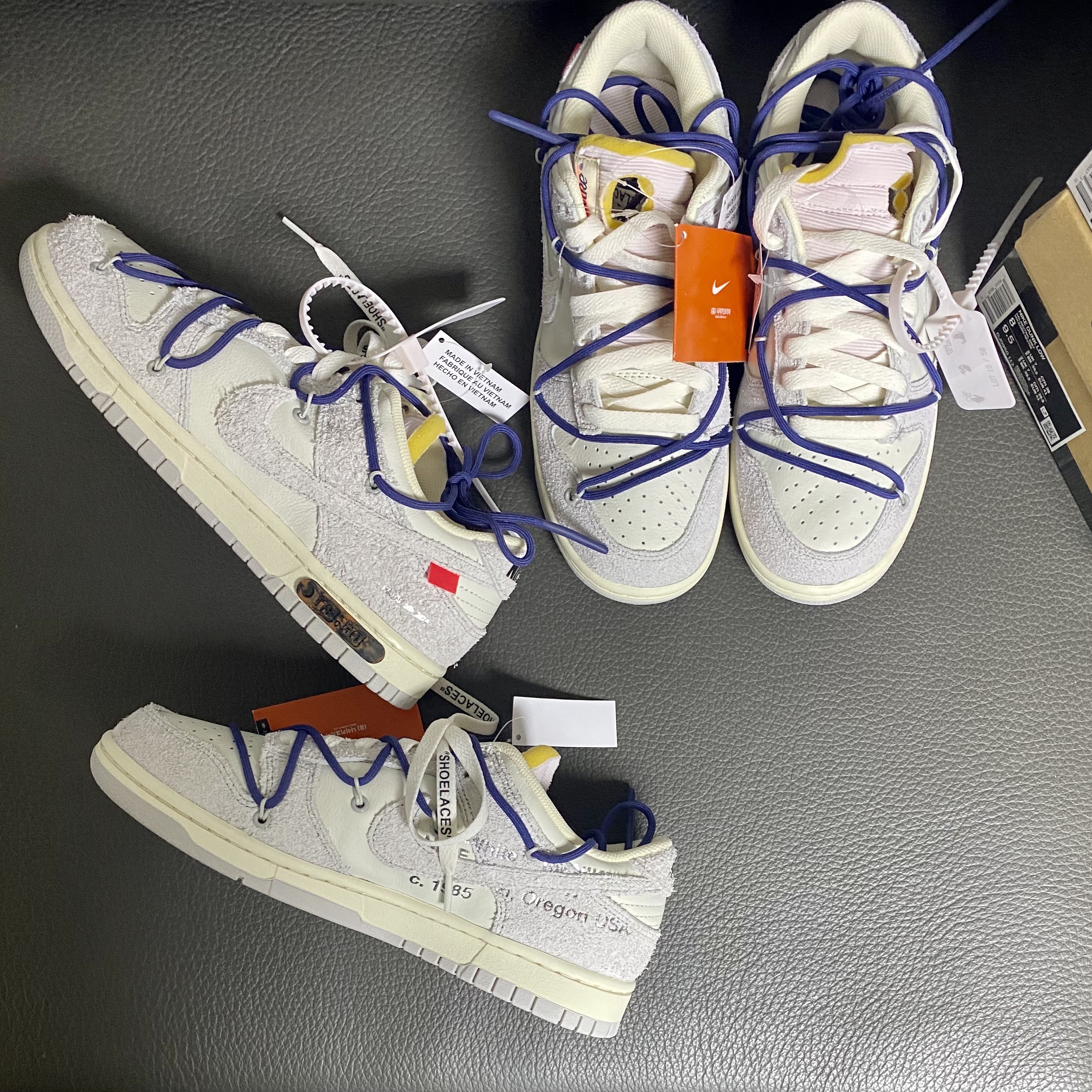 Nike x Off-White Dunk Low The 50 - Lot 18 착용 스타일