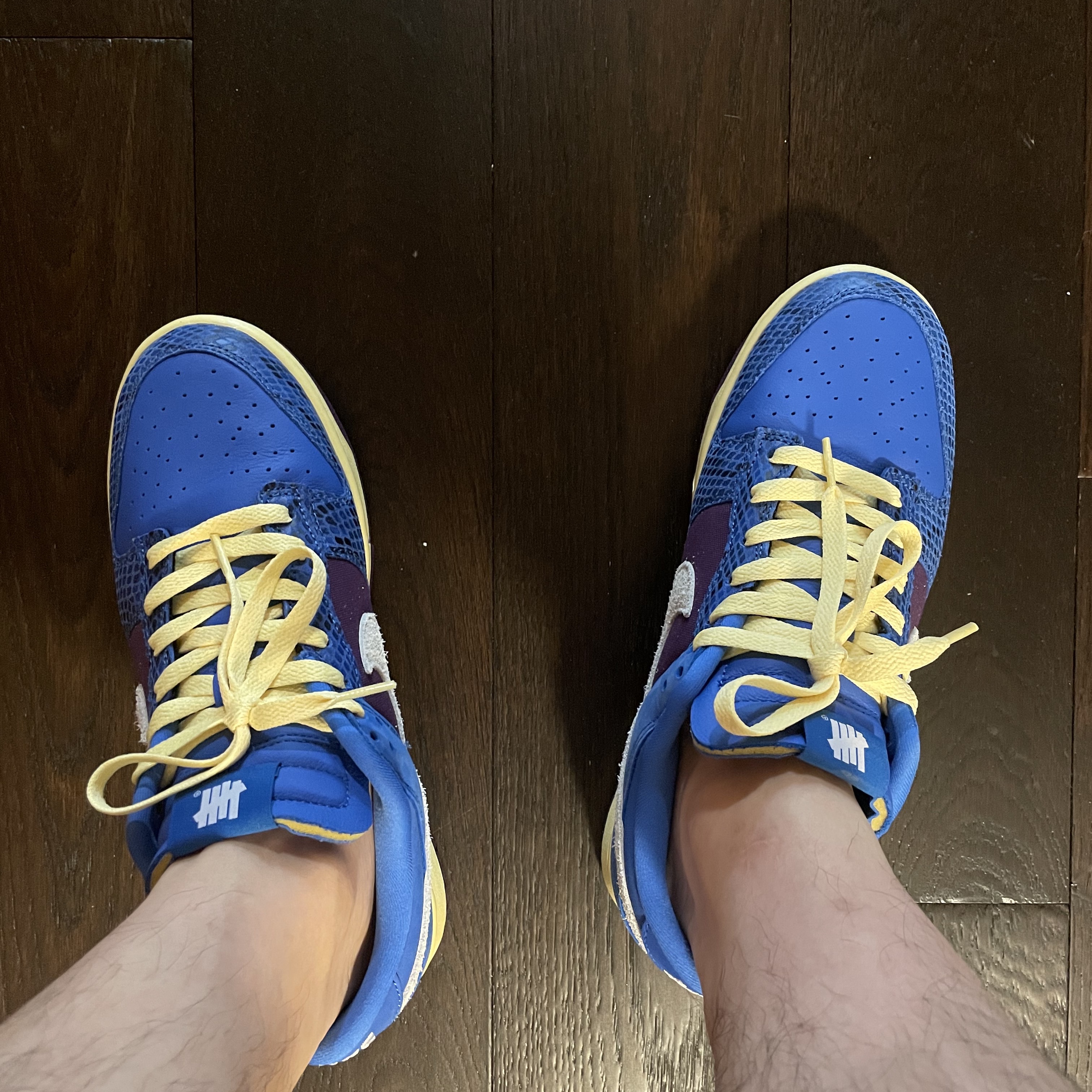 Nike x Undefeated Dunk Low SP 5 On It 착용 스타일