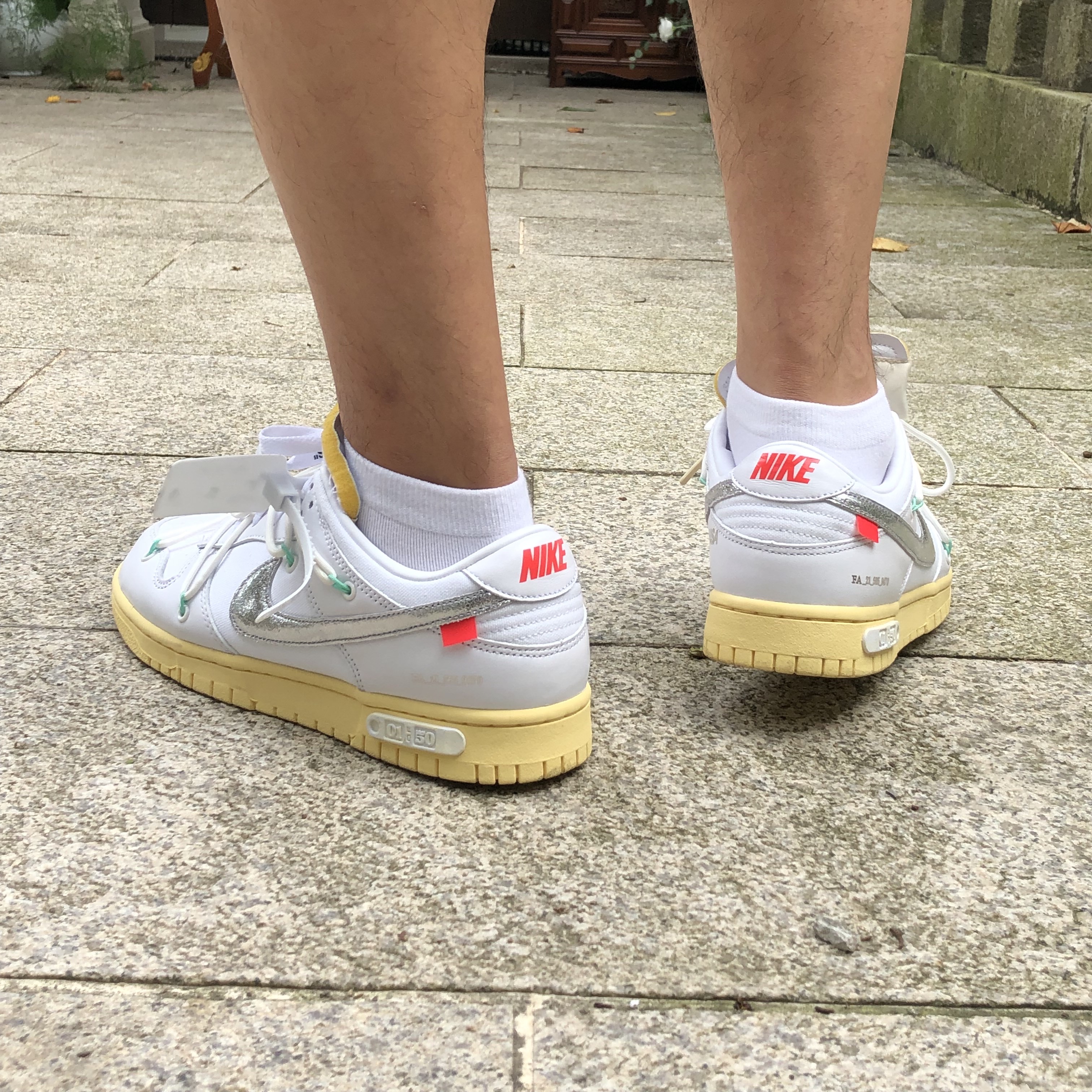 Nike x Off-White Dunk Low The 50 - Lot 1 착용 스타일