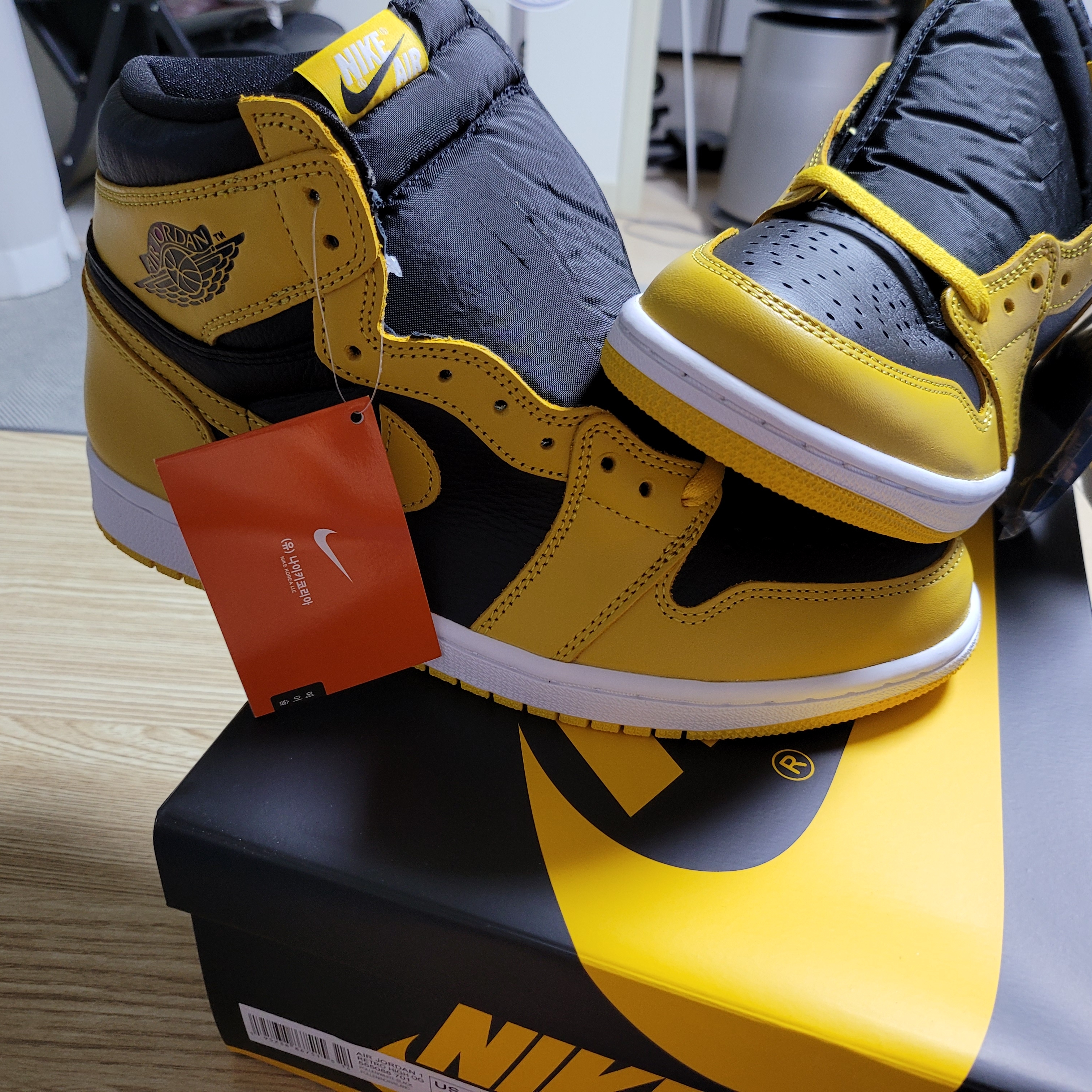 Jordan 1 Retro High OG Pollen 착용 스타일 - 1