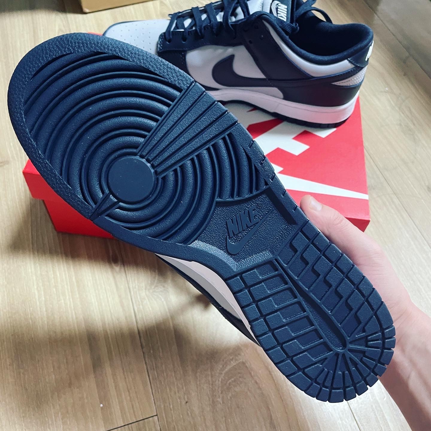 Nike Dunk Low Retro Championship Grey 착용 스타일 - 5