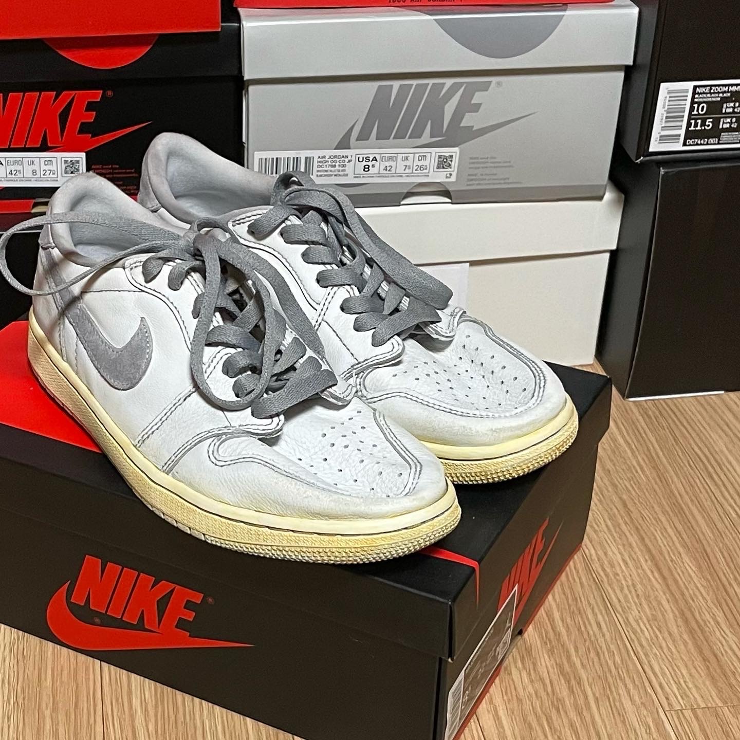 Jordan 1 Low OG Neutral Grey 착용 스타일