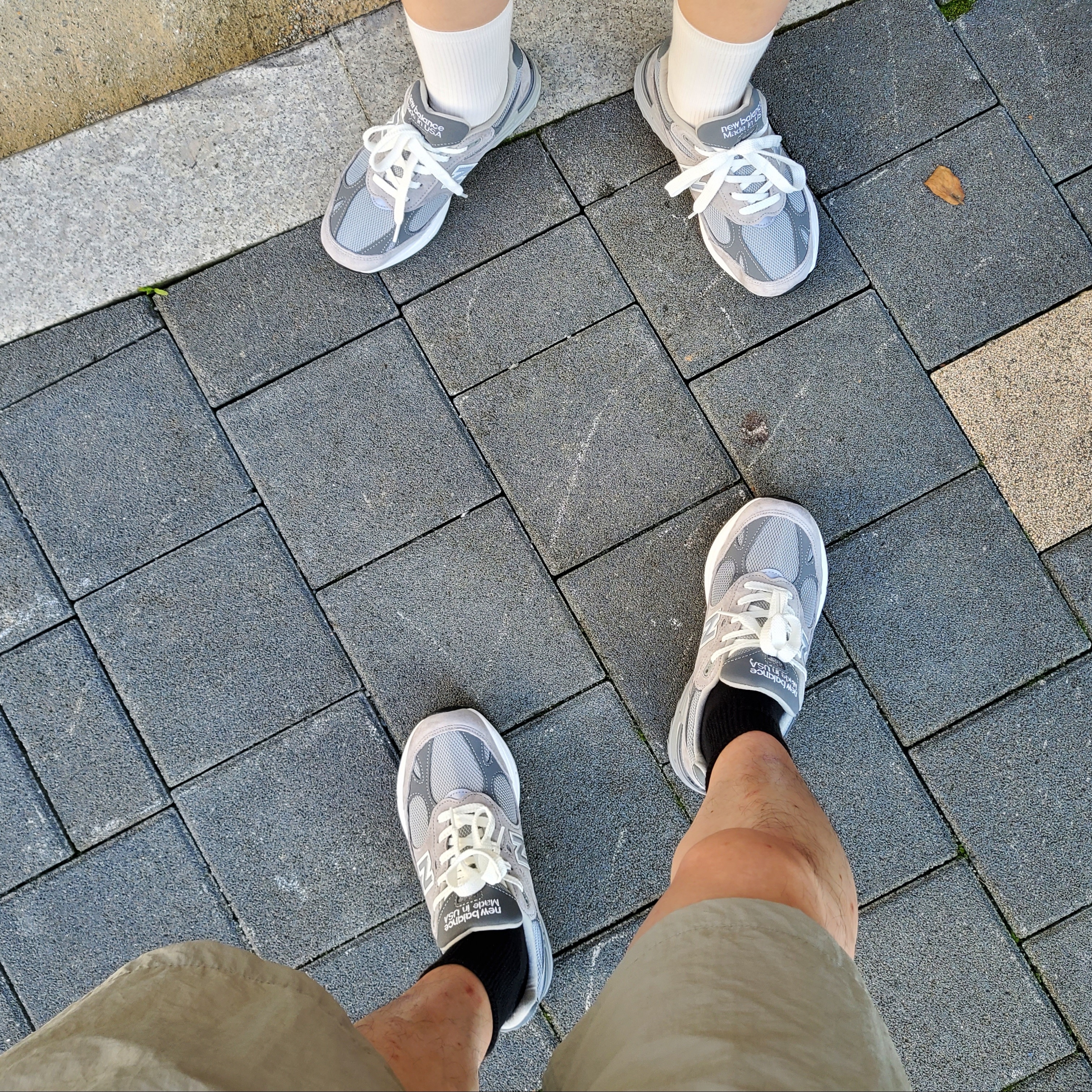 (W) New Balance 993 Made in USA Grey - B Standard, (W) New Balance 993 Made in USA Grey - D Wide 착용 스타일
