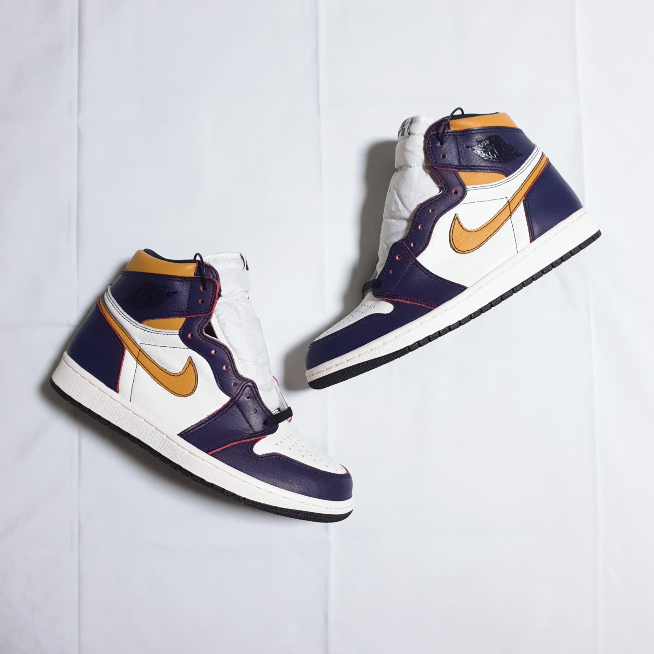 Jordan 1 Retro High OG Defiant SB LA to Chicago 착용 스타일 - 3