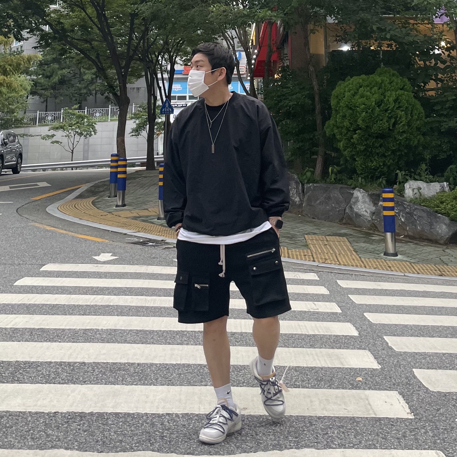 Nike x Off-White Dunk Low The 50 - Lot 18 착용 스타일