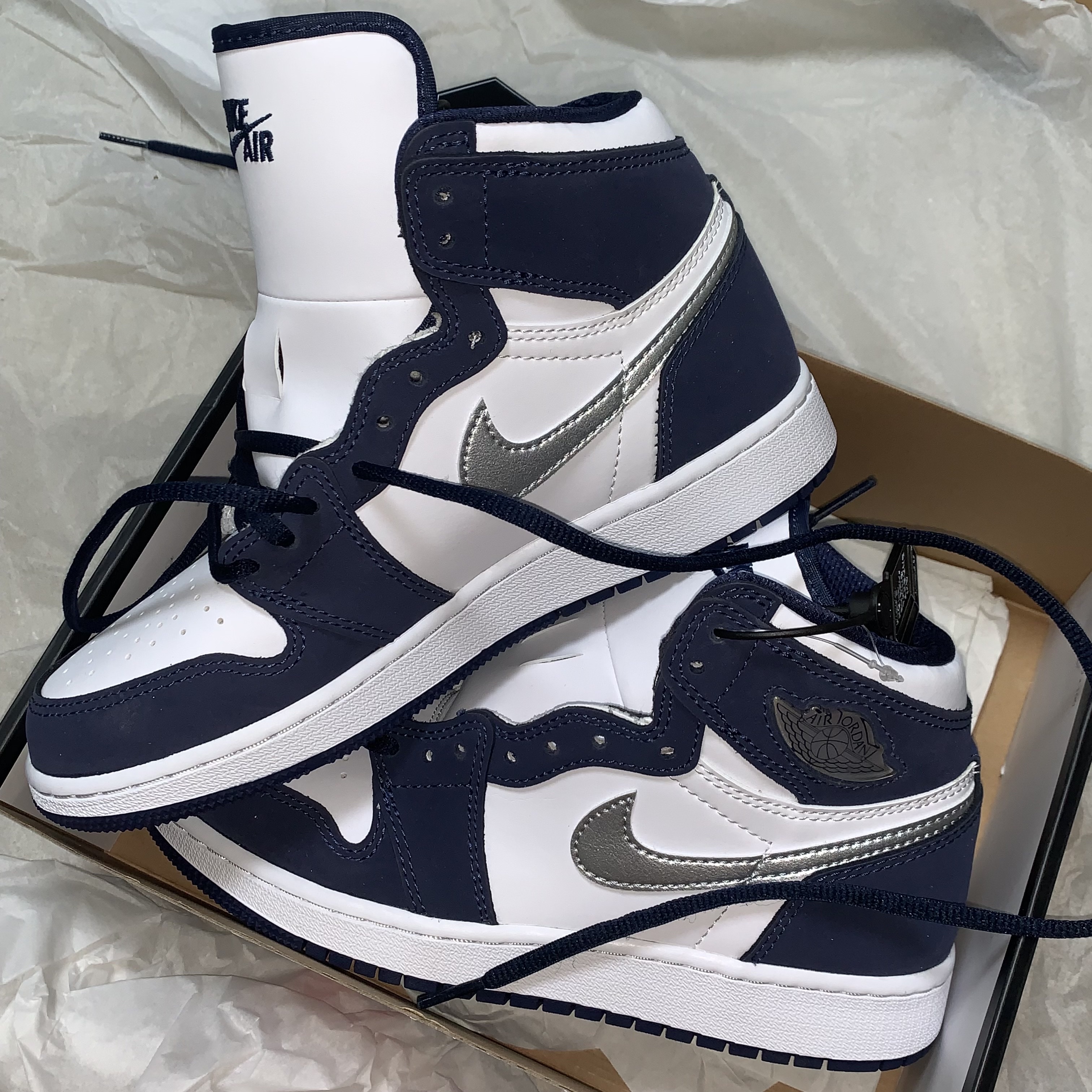 (GS) Jordan 1 Retro High OG CO.JP Midnight Navy 착용 스타일