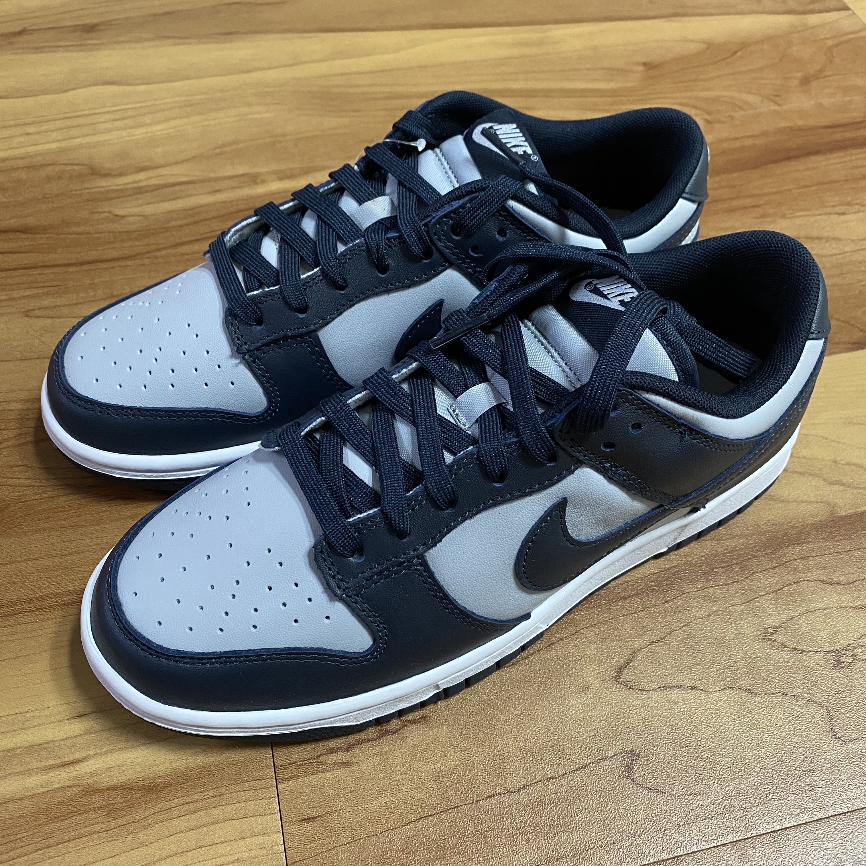 Nike Dunk Low Retro Championship Grey 착용 스타일 - 1