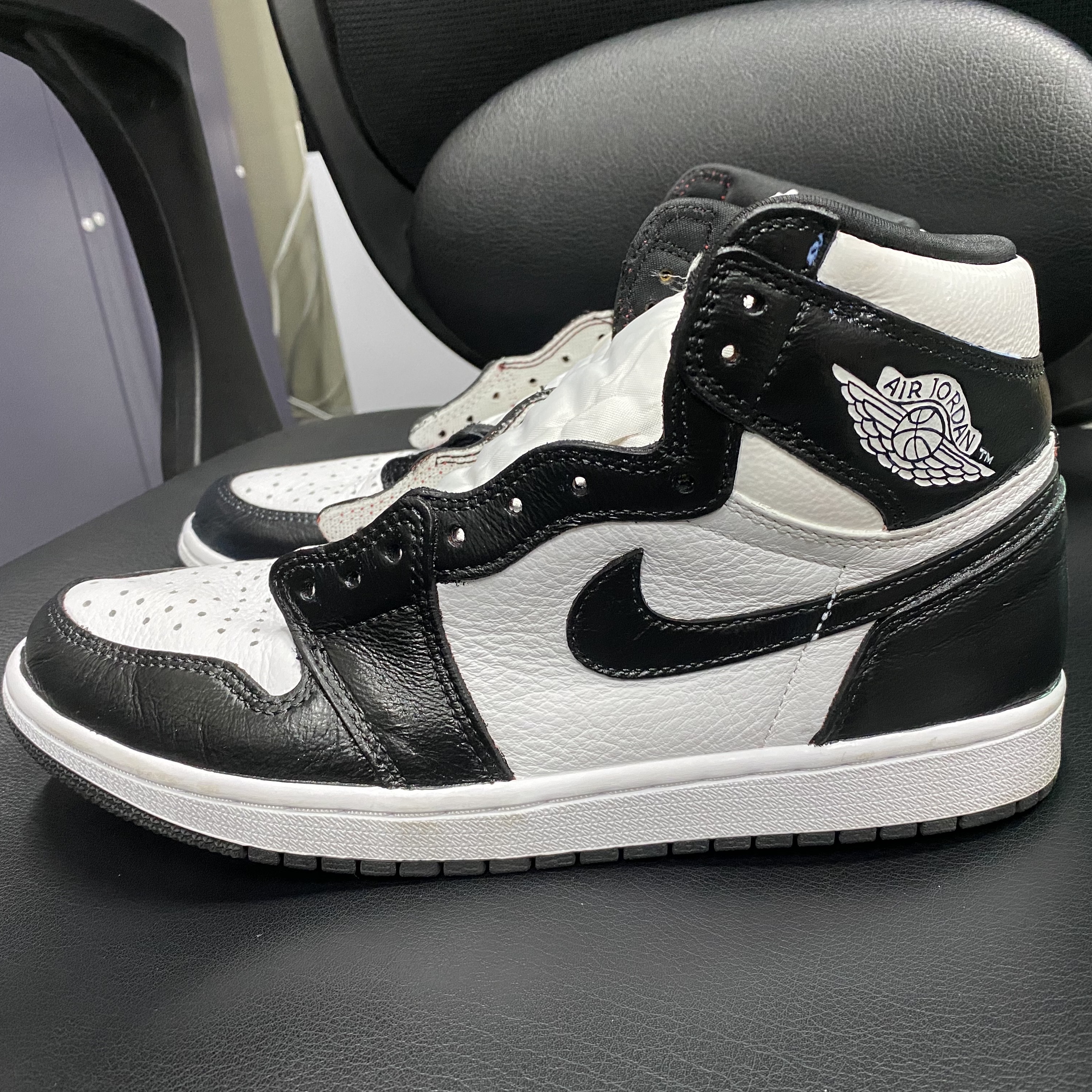 Jordan 1 Retro High OG Light Fusion Red 착용 스타일 - 4