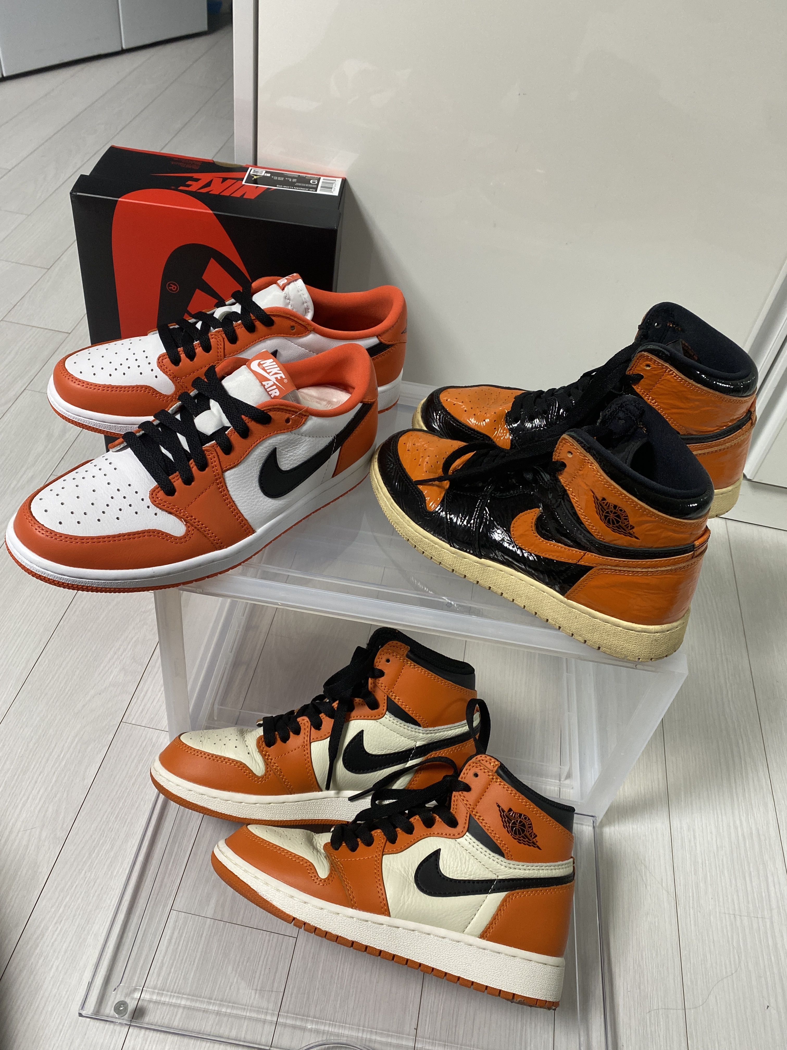 Jordan 1 Low OG Starfish, (W) Jordan 1 Low OG Starfish 착용 스타일 - 1