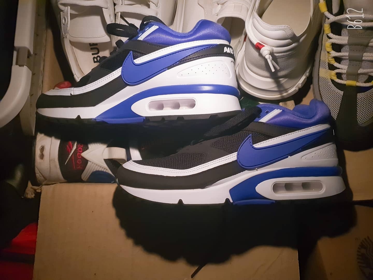 Nike Air Max BW OG Persian Violet, Nike Air Max 95 OG Neon Yellow 2020 착용 스타일 - 1