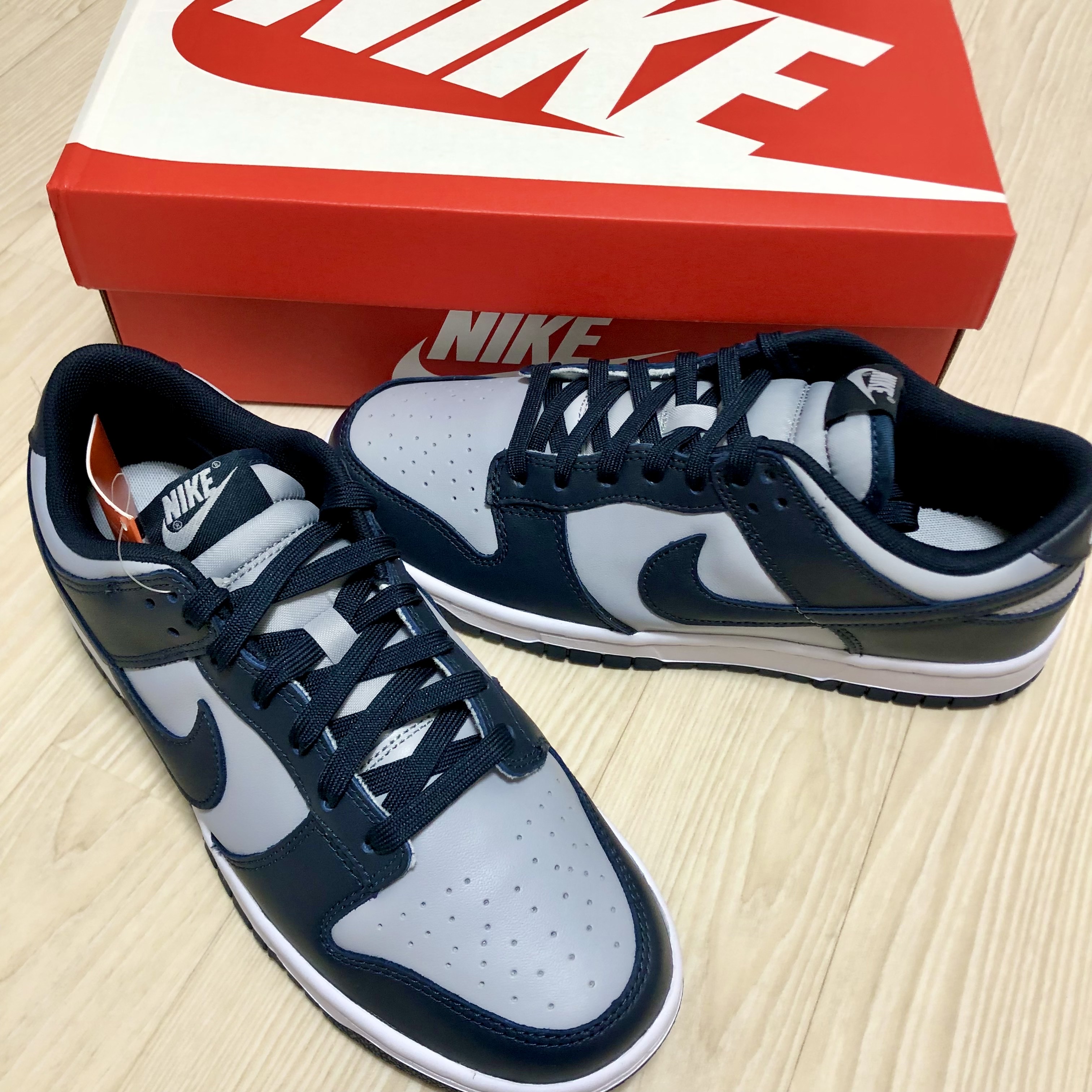 Nike Dunk Low Retro Championship Grey 착용 스타일 - 1