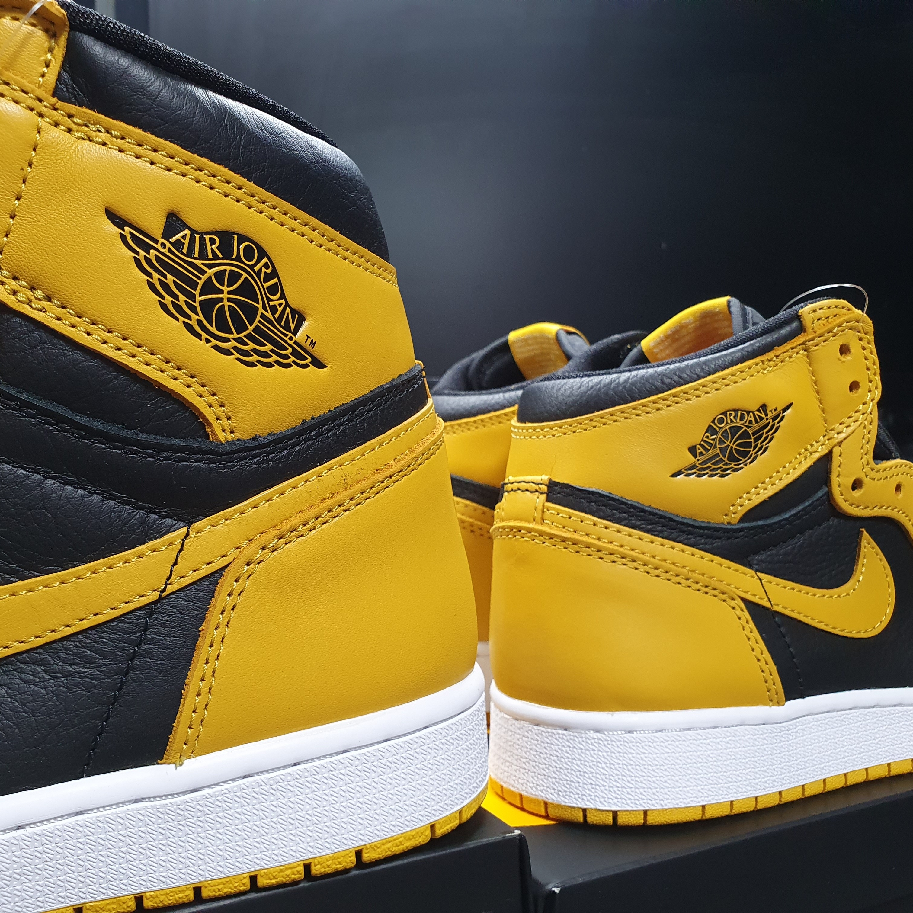 Jordan 1 Retro High OG Pollen, (GS) Jordan 1 Retro High OG Pollen 착용 스타일 - 4