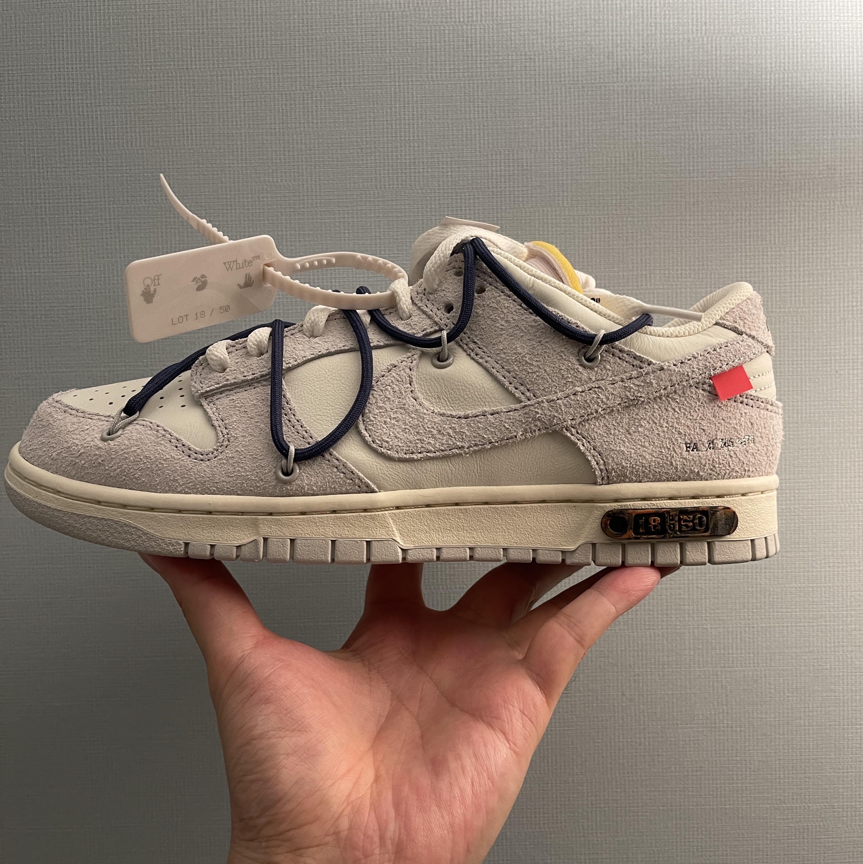 Nike x Off-White Dunk Low The 50 - Lot 18 착용 스타일 - 1