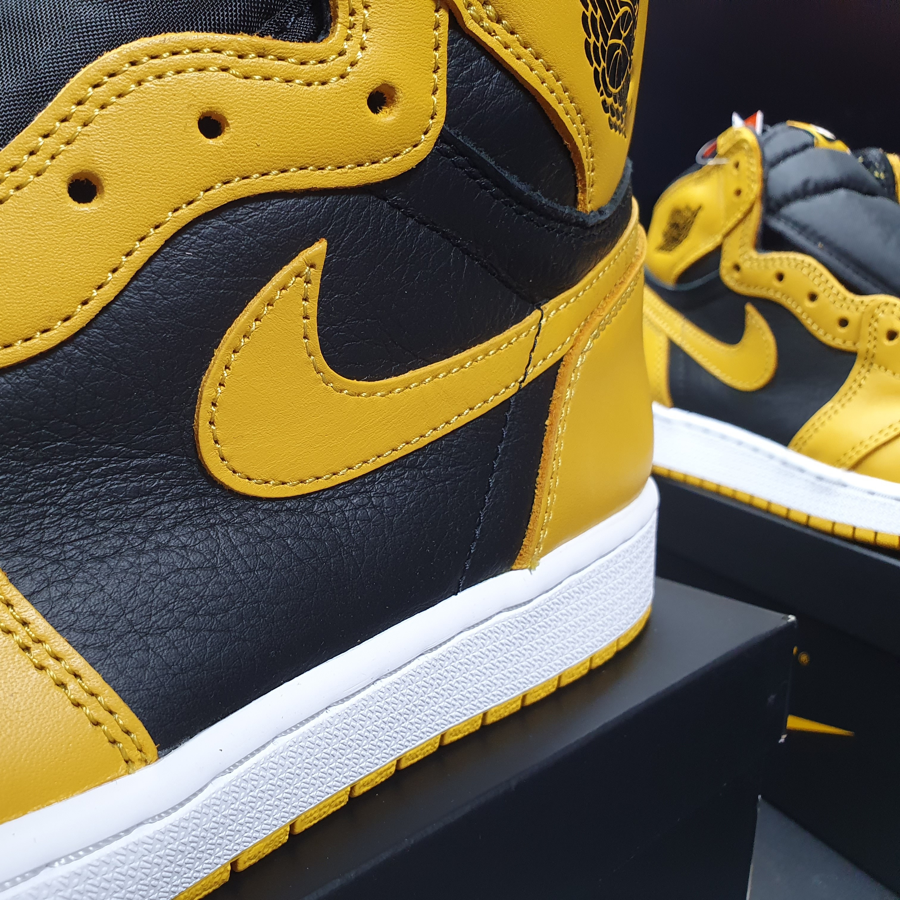 Jordan 1 Retro High OG Pollen, (GS) Jordan 1 Retro High OG Pollen 착용 스타일 - 3