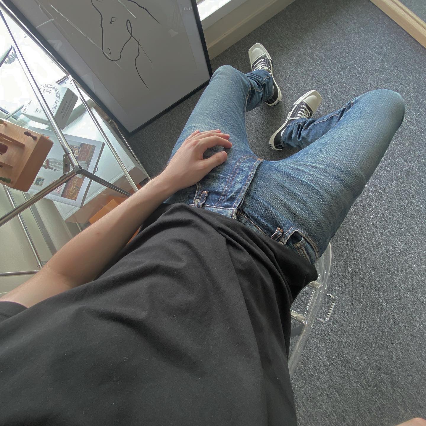Converse x Drkshdw Turbodrk Chuck 70 Hi Black 착용 스타일