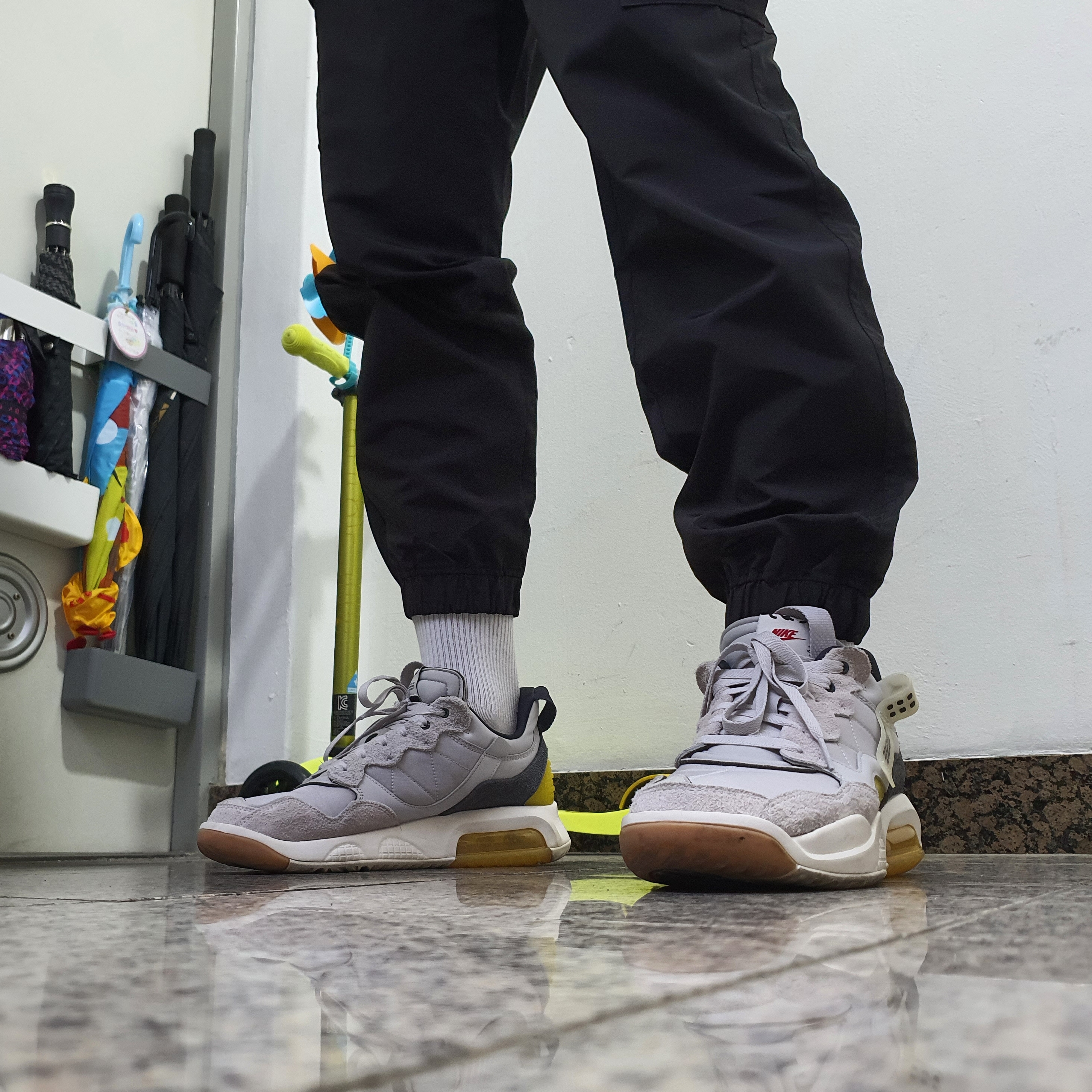 Jordan MA2 Vast Grey 착용 스타일