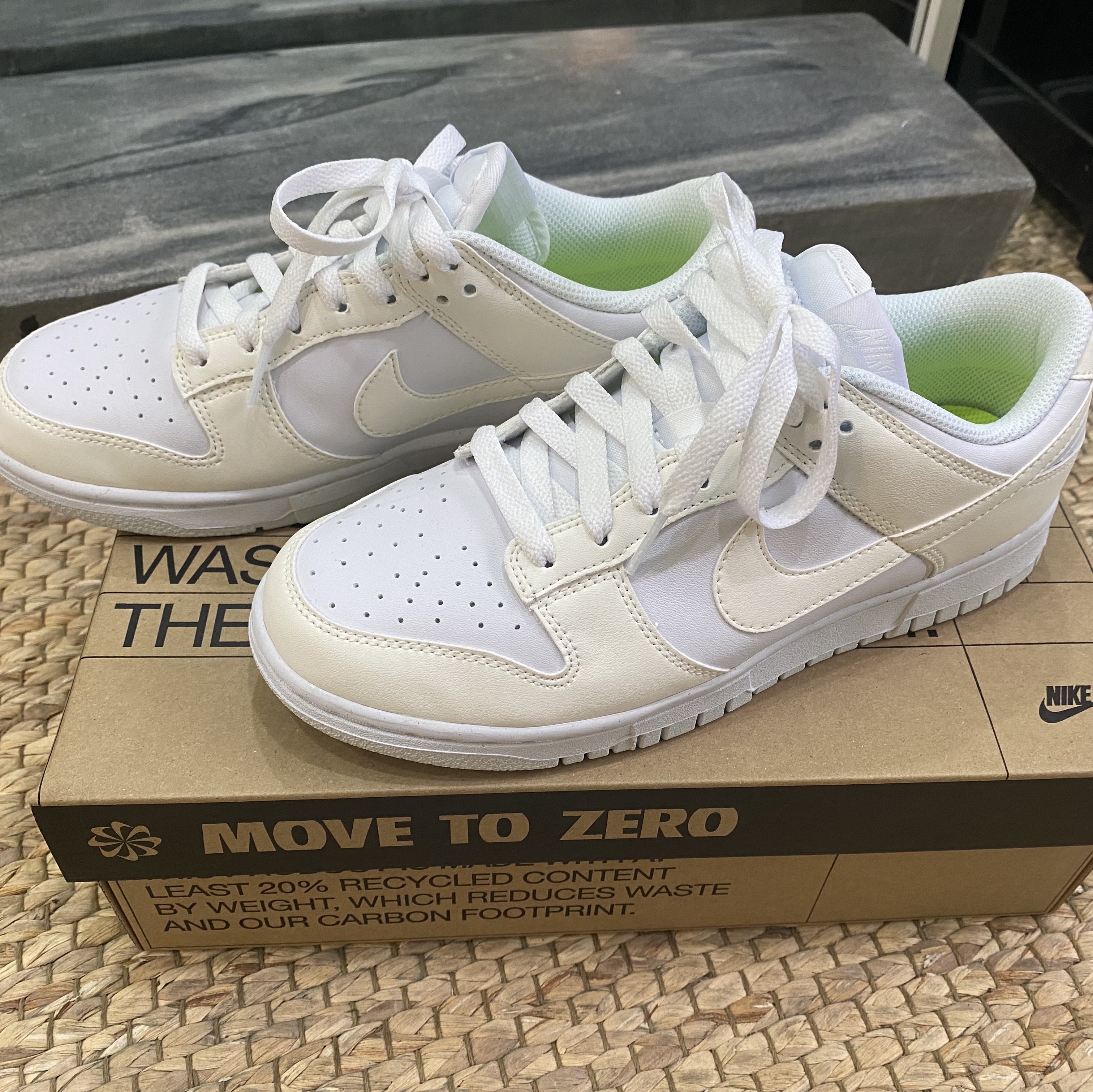 (W) Nike Dunk Low Next Nature Sail 착용 스타일 - 2