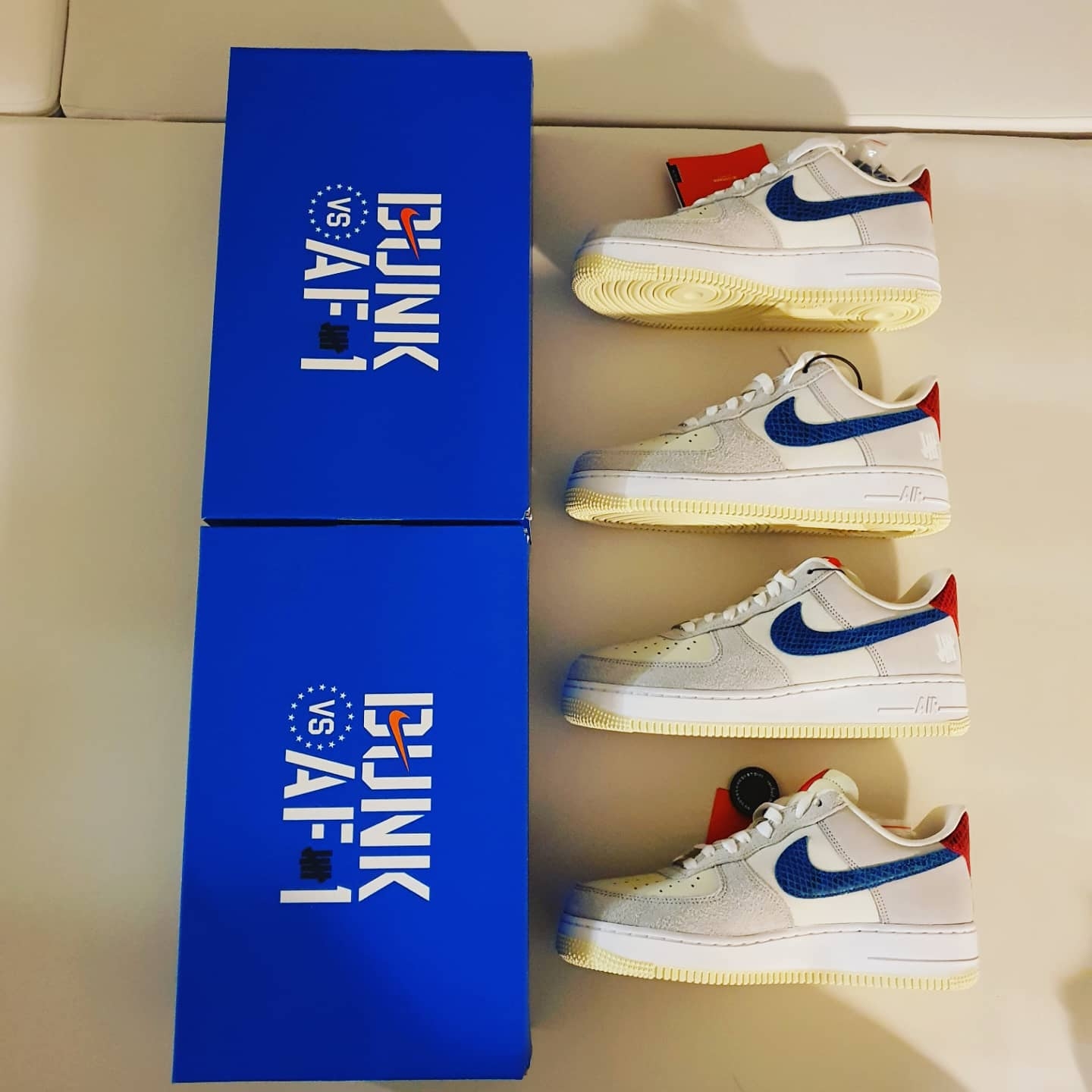 Nike x Undefeated Air Force 1 Low SP 5 On It 착용 스타일 - 2