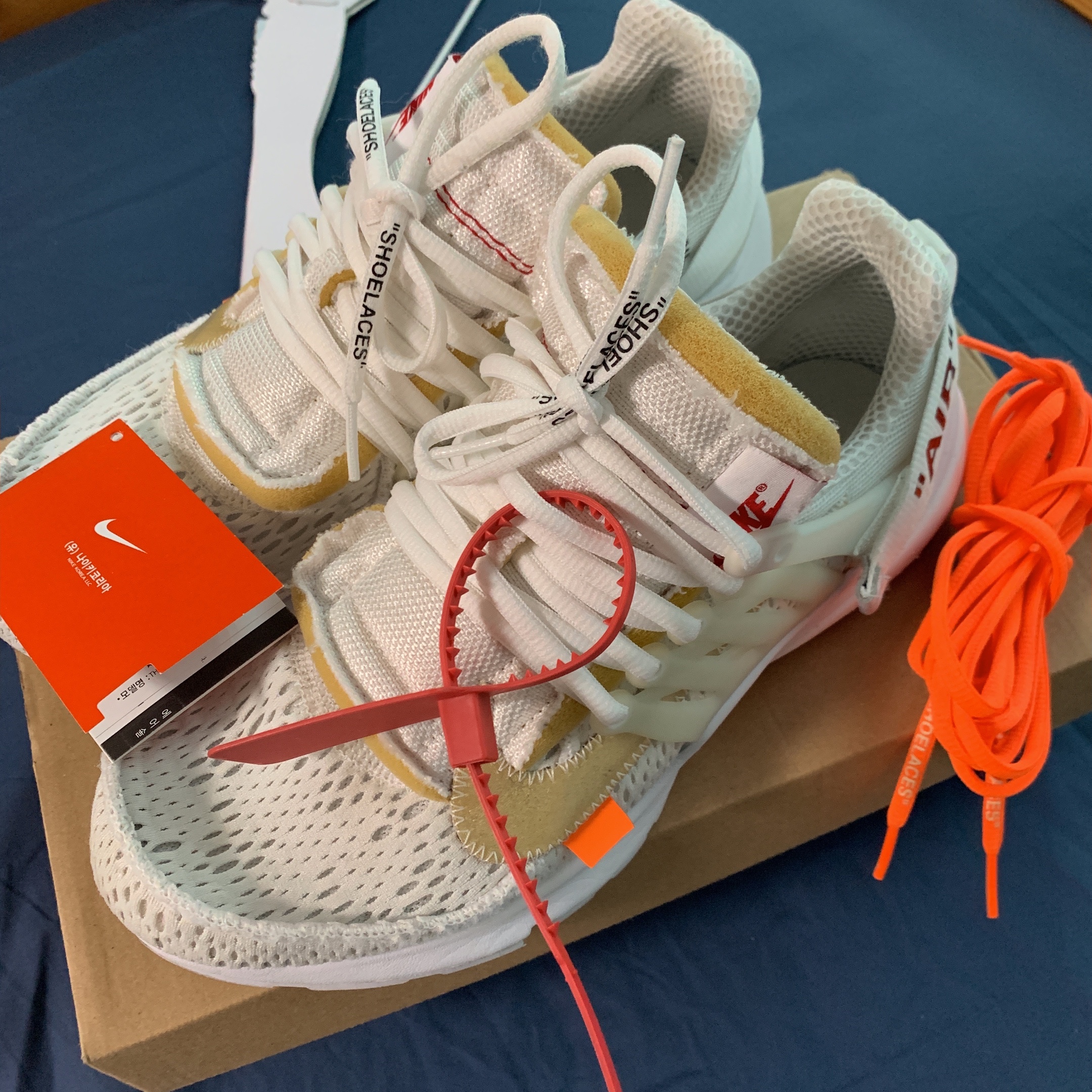 Nike x Off-White Air Presto White 착용 스타일 - 1