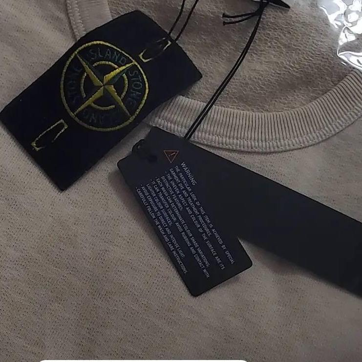 Stone Island 66060 T.CO+OLD Sweatshirt Ivory - 21SS 착용 스타일