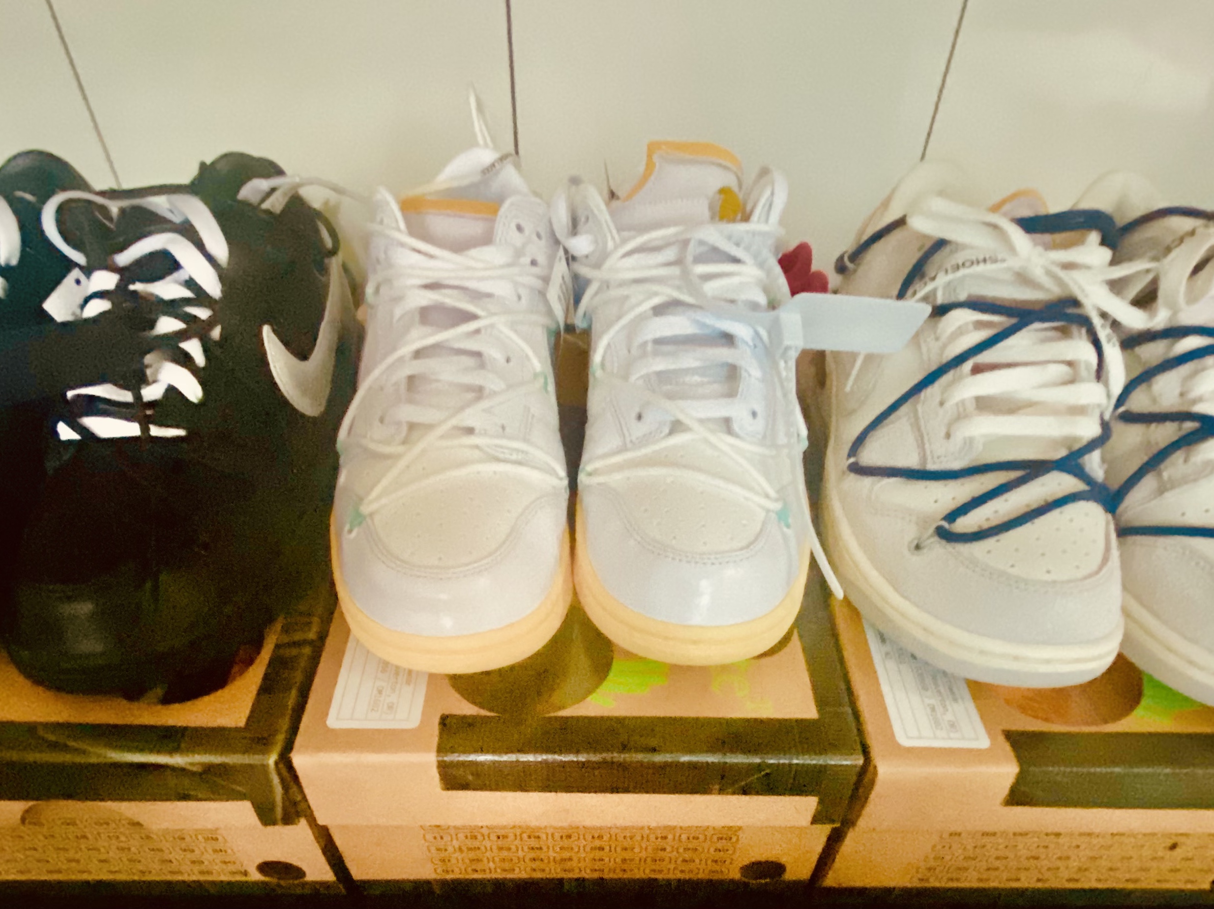 Nike x Off-White Dunk Low The 50 - Lot 18, Nike x Off-White Dunk Low The 50 - Lot 1 착용 스타일