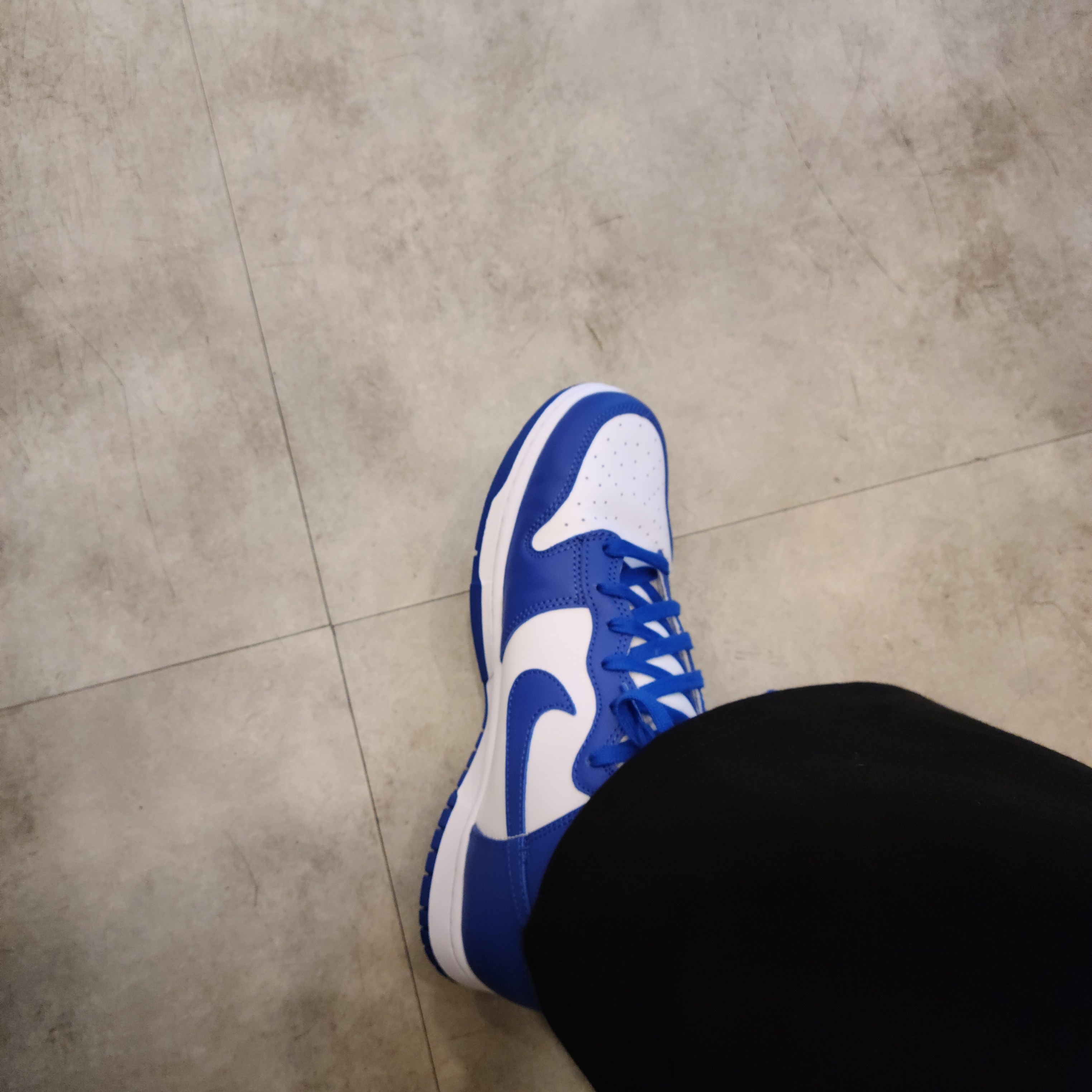 Nike Dunk High Retro Game Royal 착용 스타일