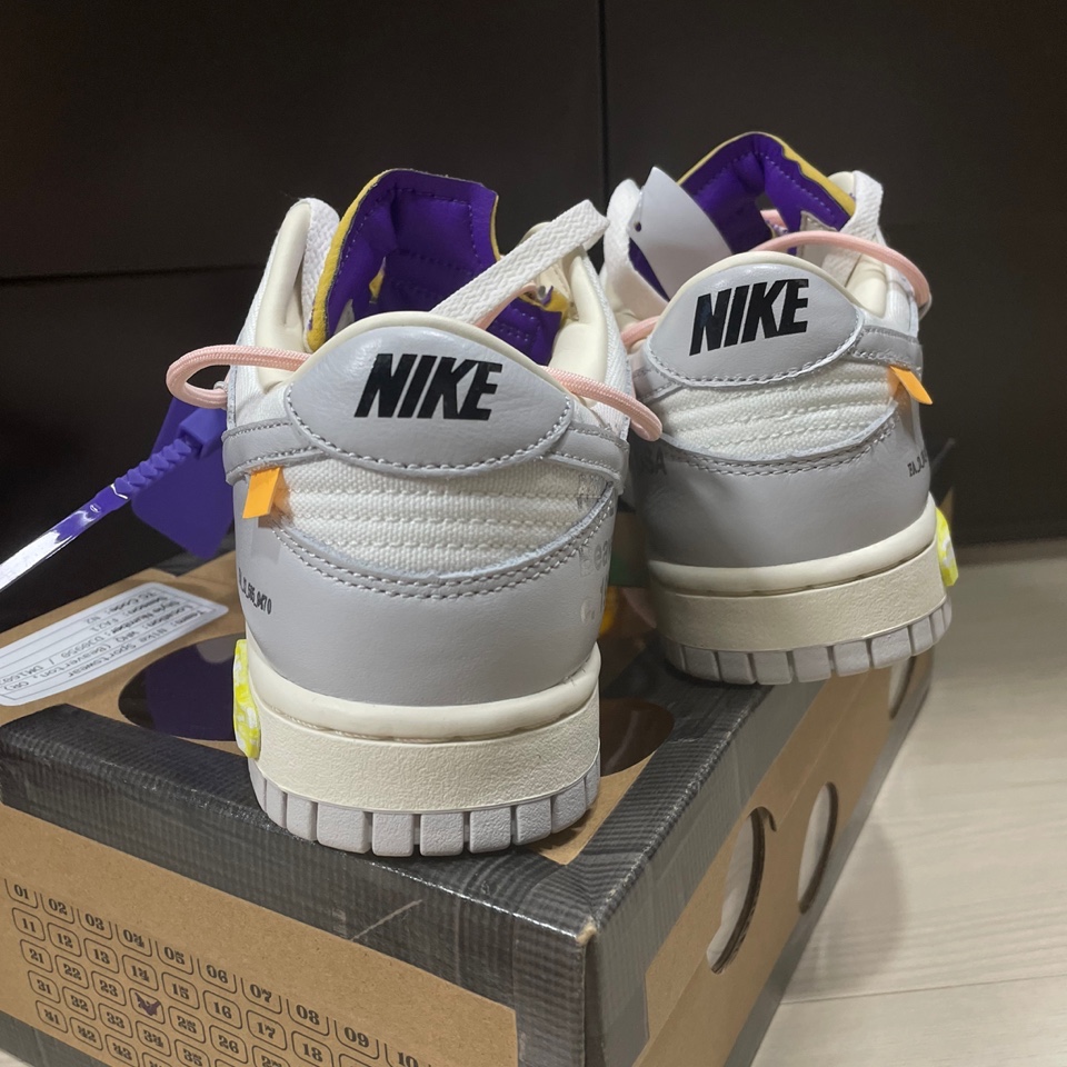 Nike x Off-White Dunk Low The 50 - Lot 24 착용 스타일 - 5