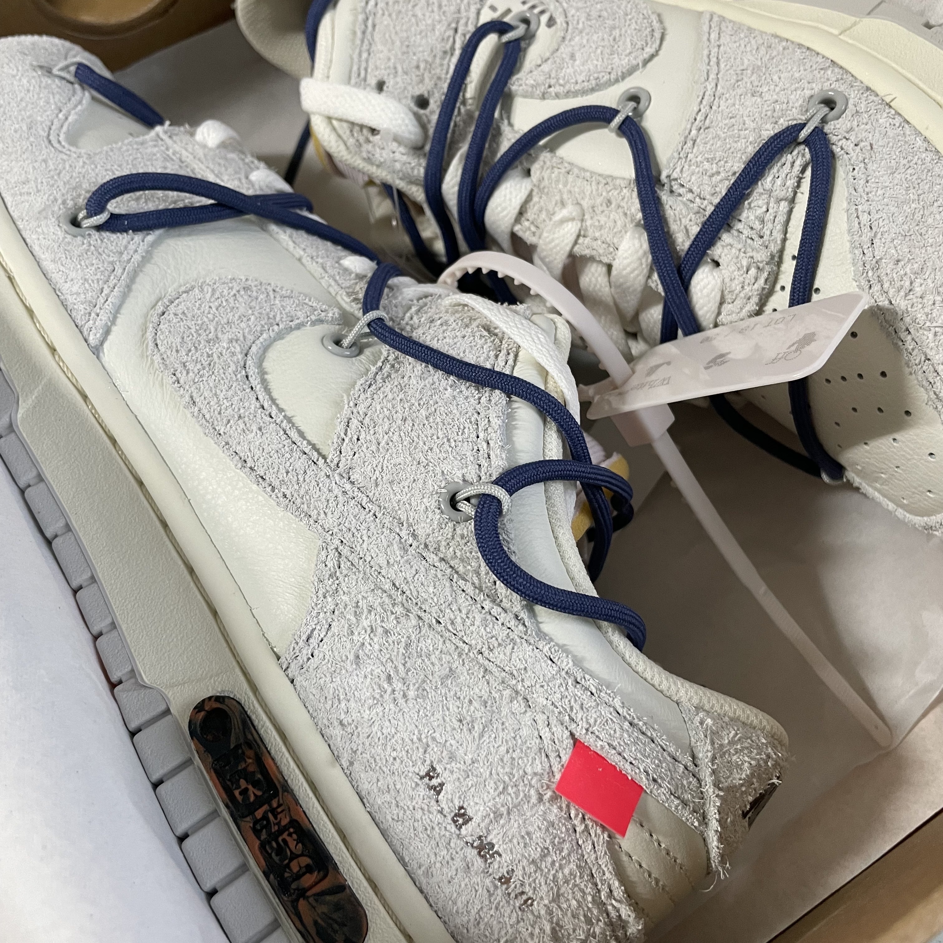 Nike x Off-White Dunk Low The 50 - Lot 18 착용 스타일