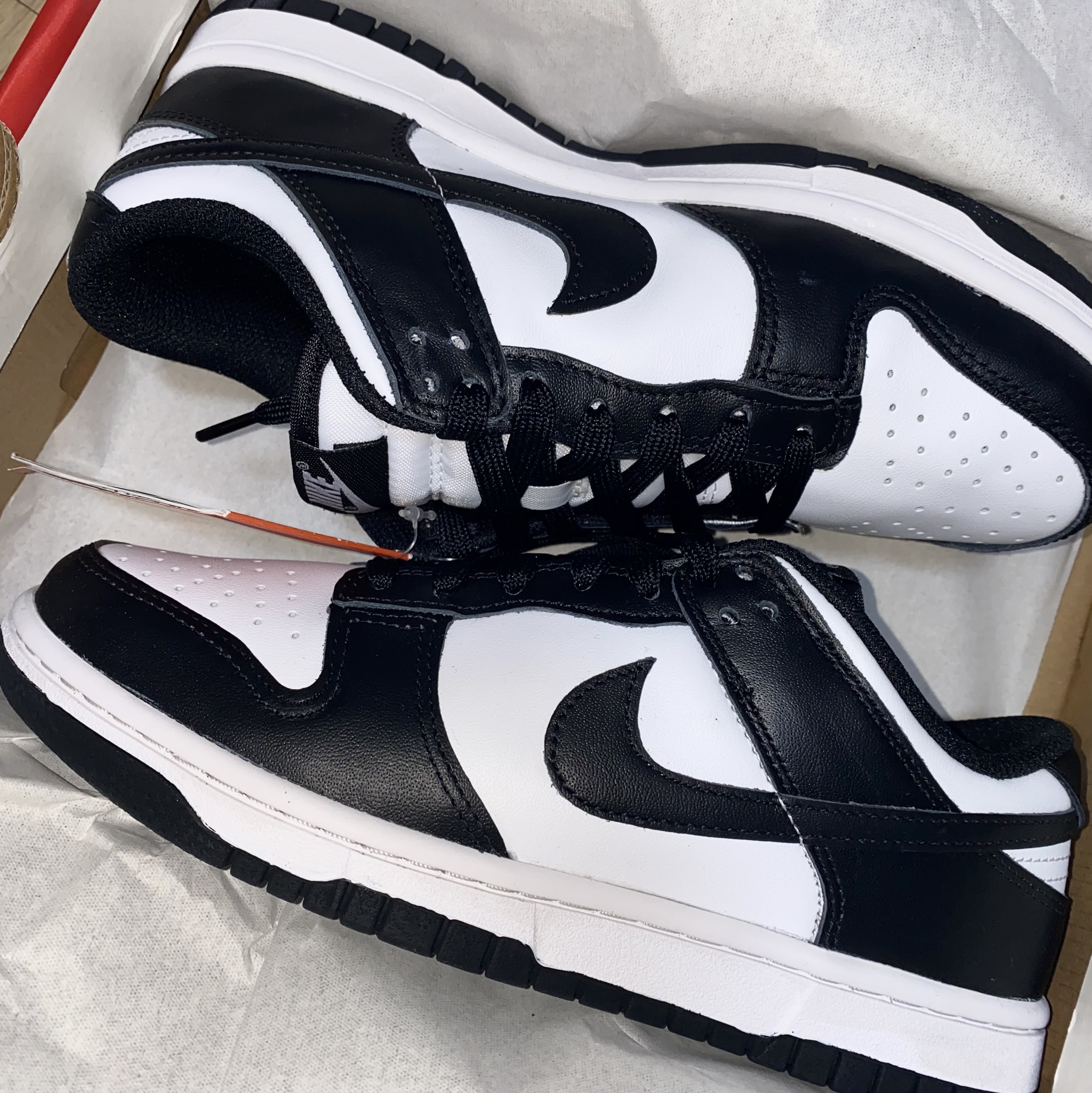 Nike Dunk Low Retro Black, (W) Nike Dunk Low Black 착용 스타일