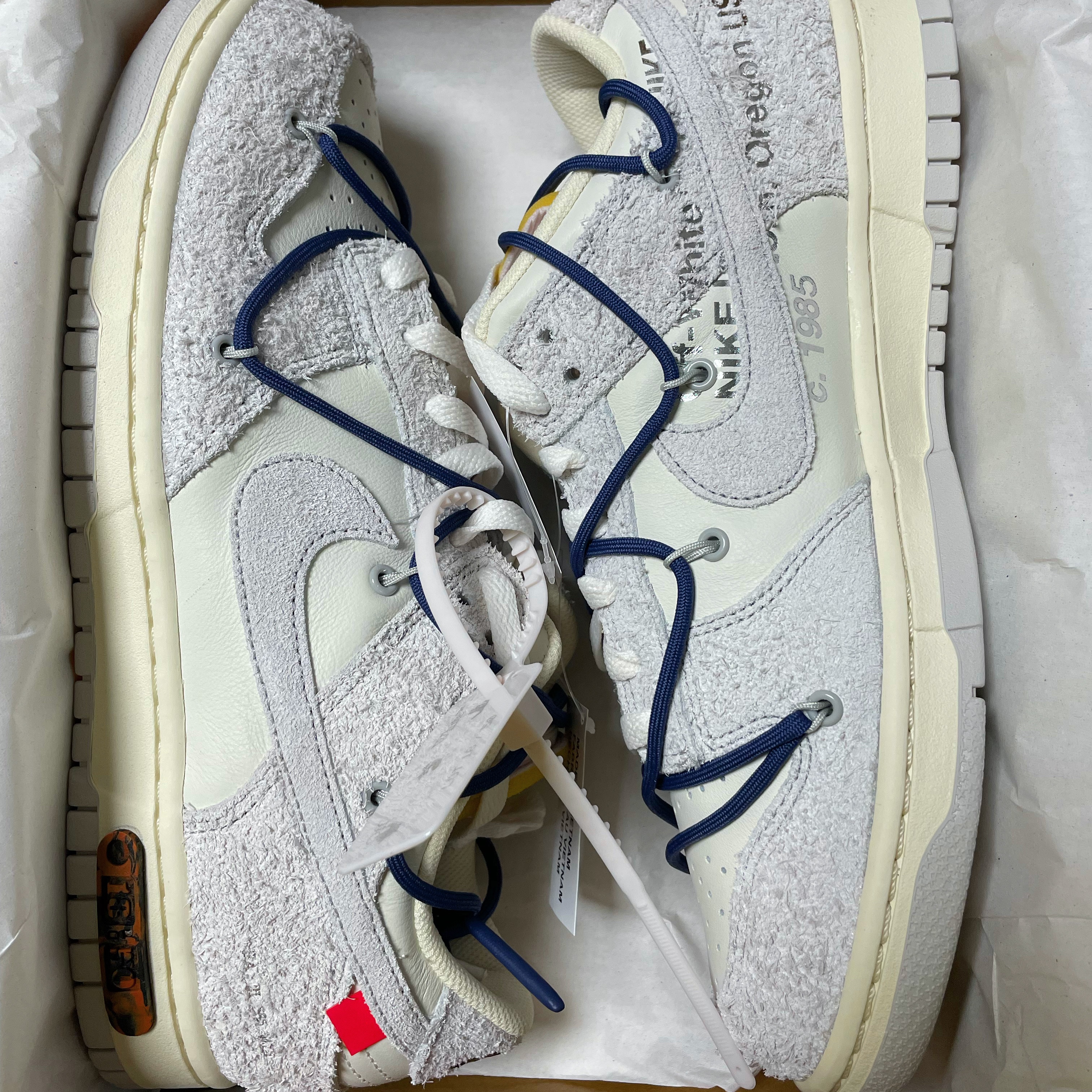 Nike x Off-White Dunk Low The 50 - Lot 18 착용 스타일