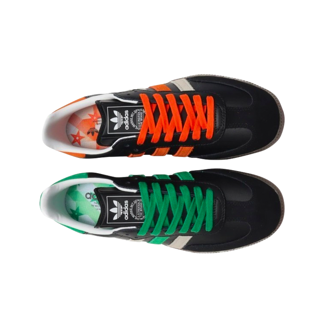 아디다스 삼바 블랙 오렌지 그린(Adidas Samba Black Orange Green) - 2