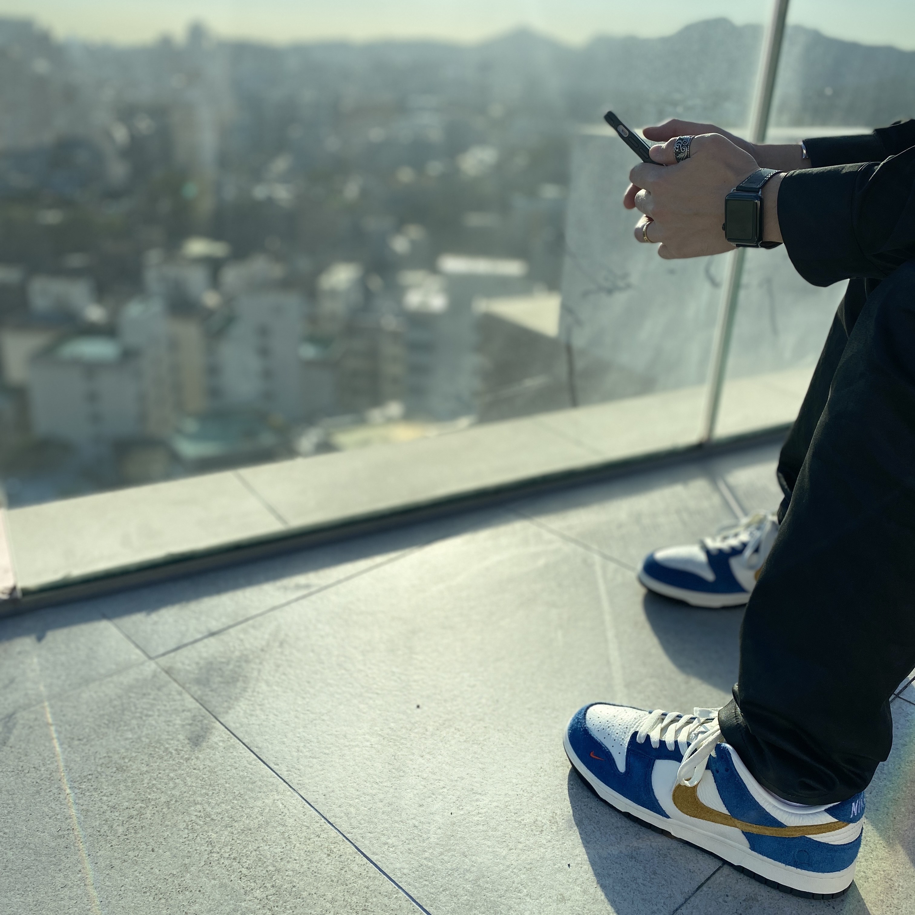 Nike x Kasina Dunk Low 80's Bus 착용 스타일 - 3