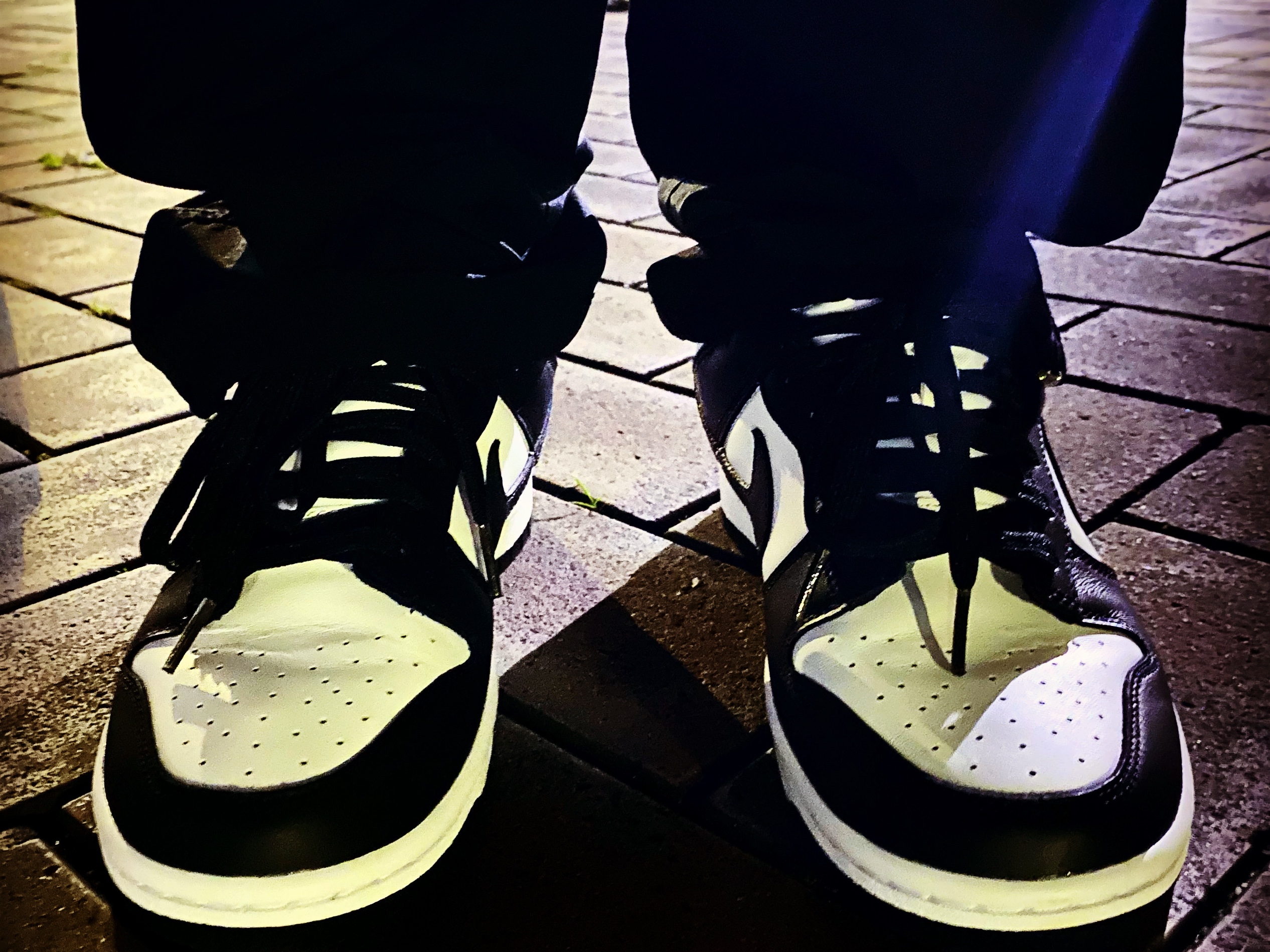 Nike Dunk Low Retro Black 착용 스타일
