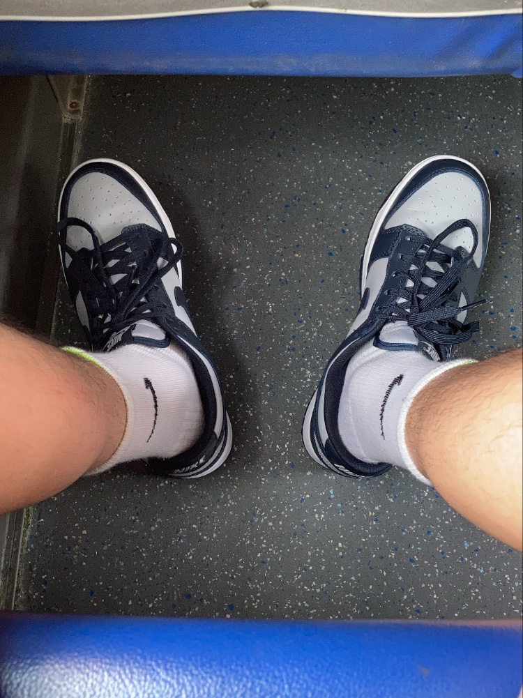 Nike Dunk Low Retro Championship Grey 착용 스타일