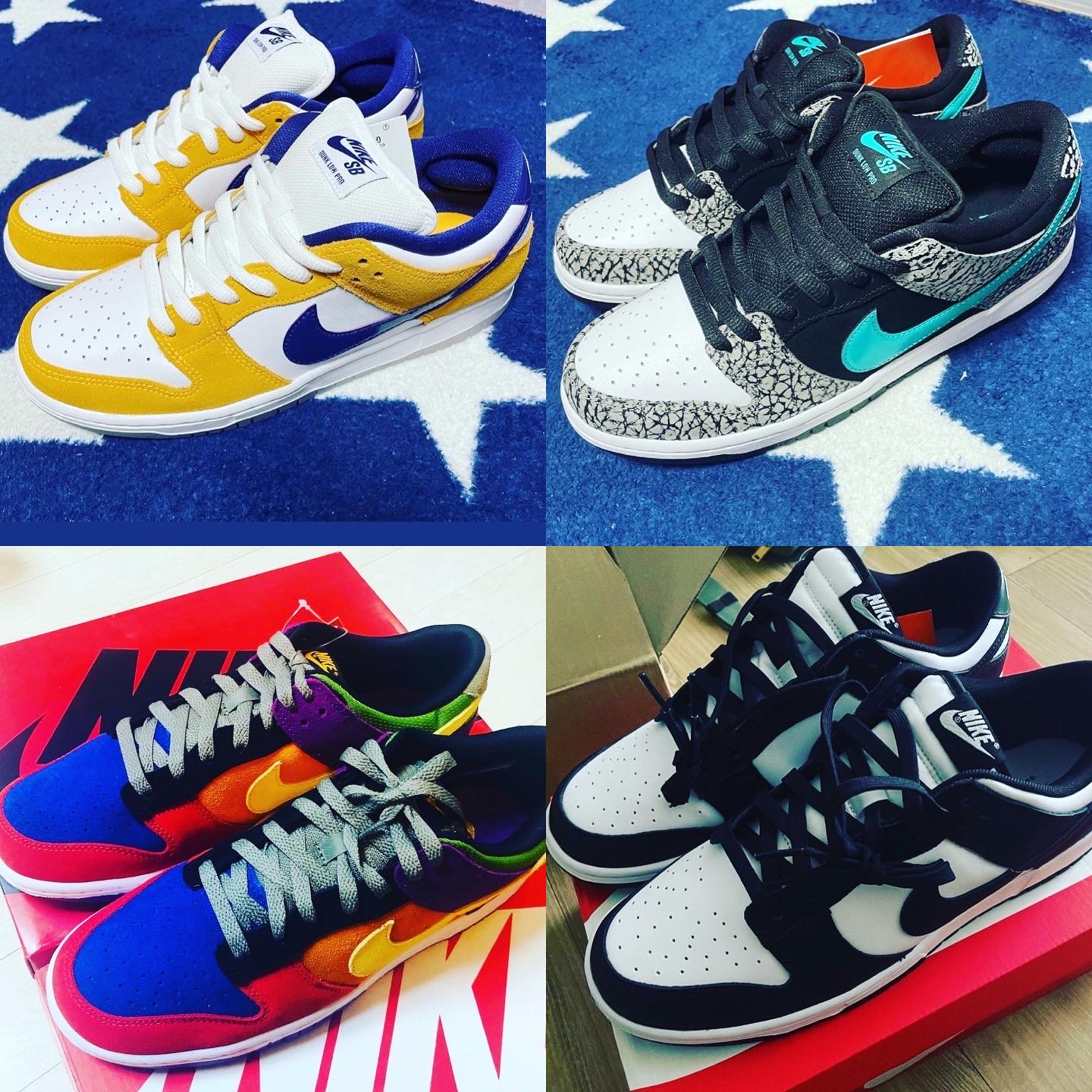 Nike SB Dunk Low Laser Orange, Nike SB Dunk Low Pro Clear Jade 착용 스타일 - 1
