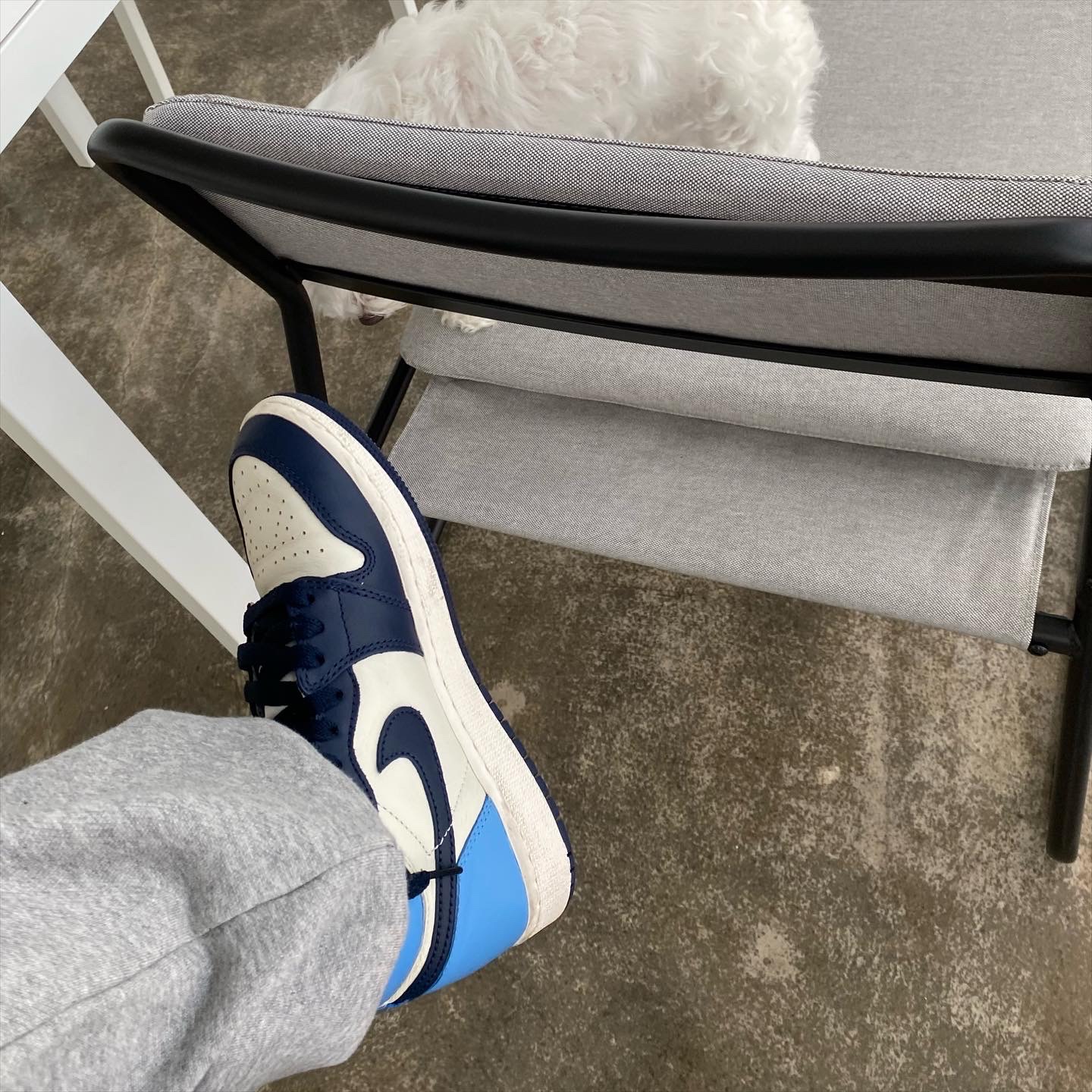 (GS) Jordan 1 Retro High Obsidian UNC 착용 스타일 - 2