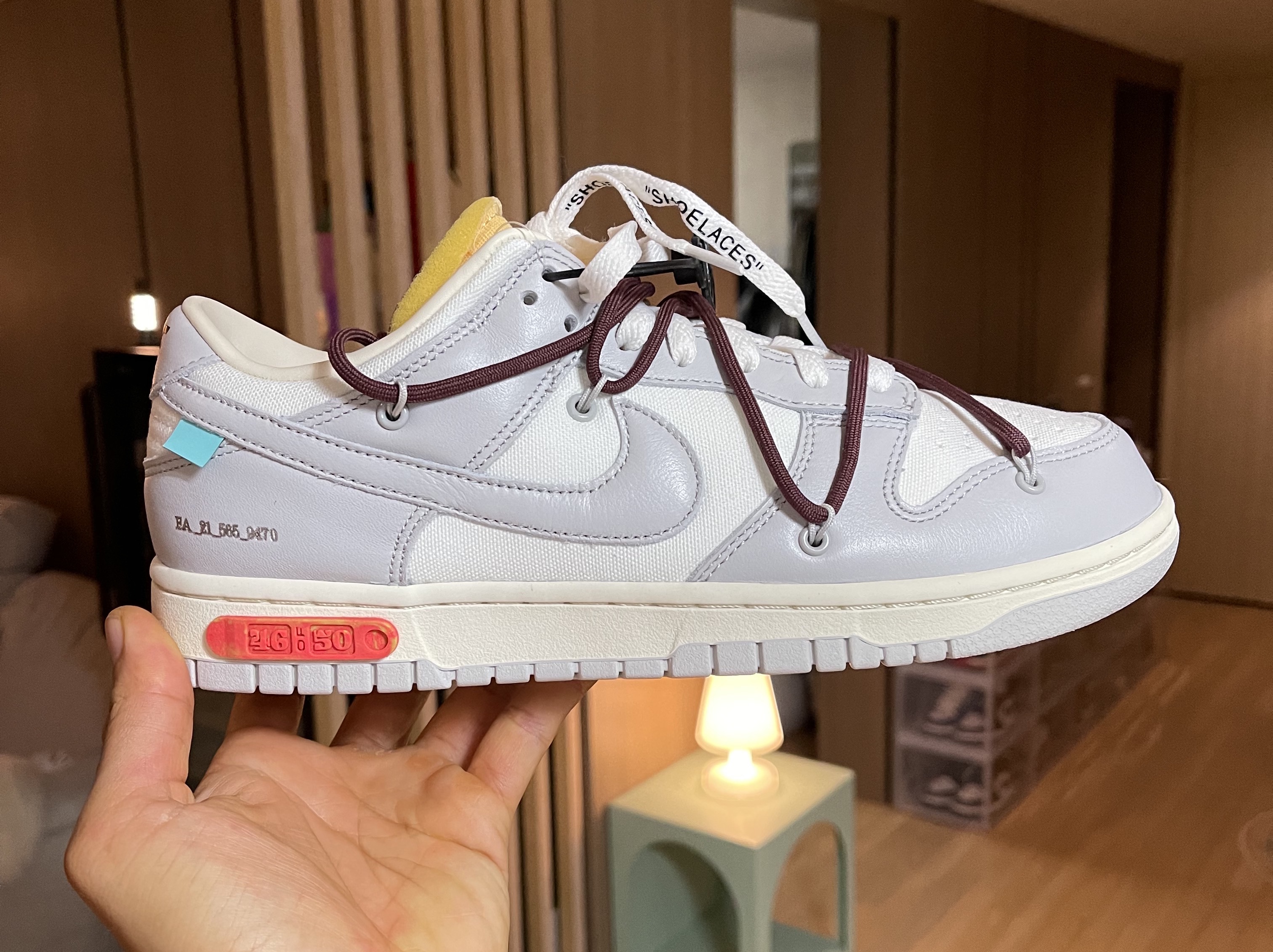 Nike x Off-White Dunk Low The 50 - Lot 46 착용 스타일 - 1