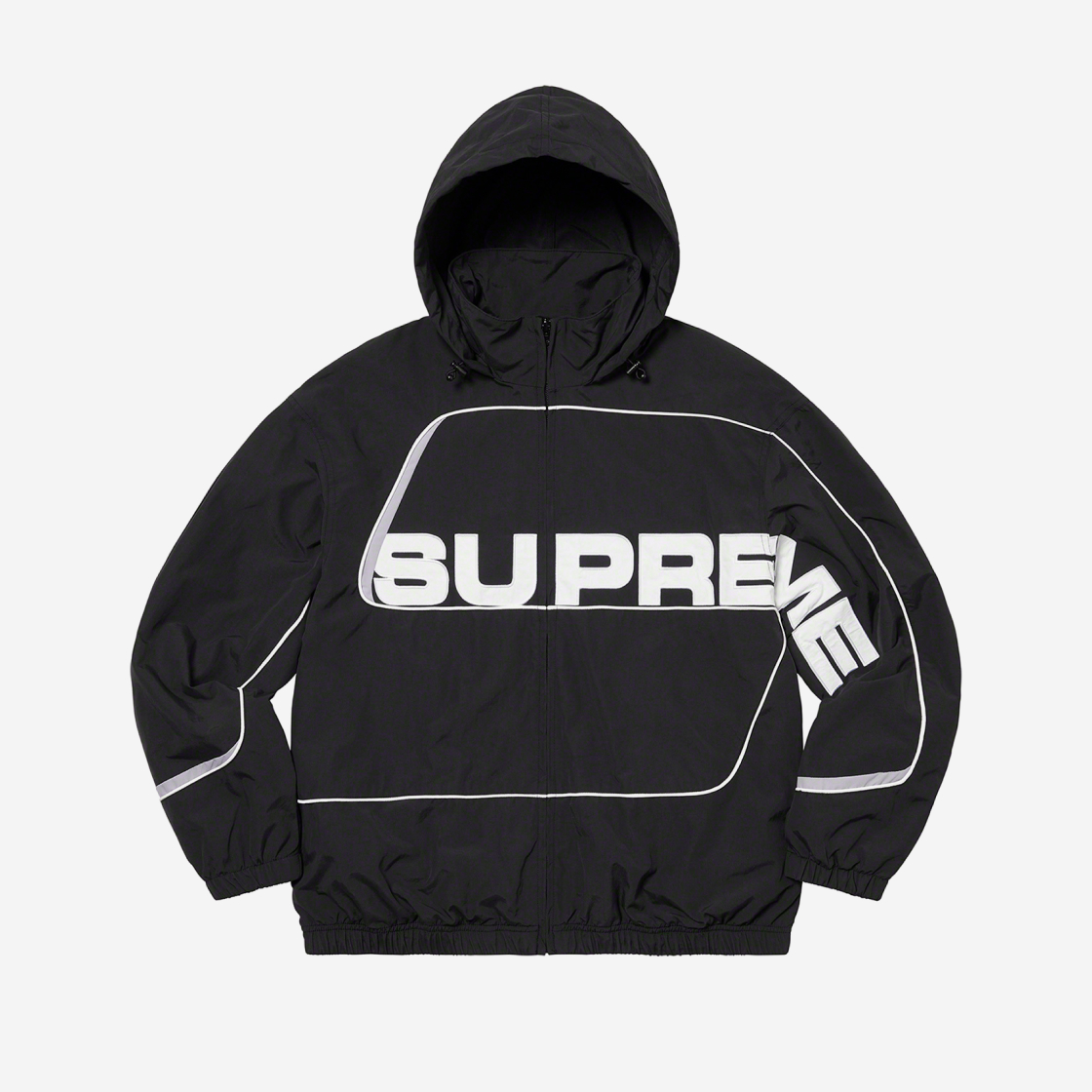 슈프림 S 패널드 트랙 자켓 블랙 - 21FW | Supreme | KREAM