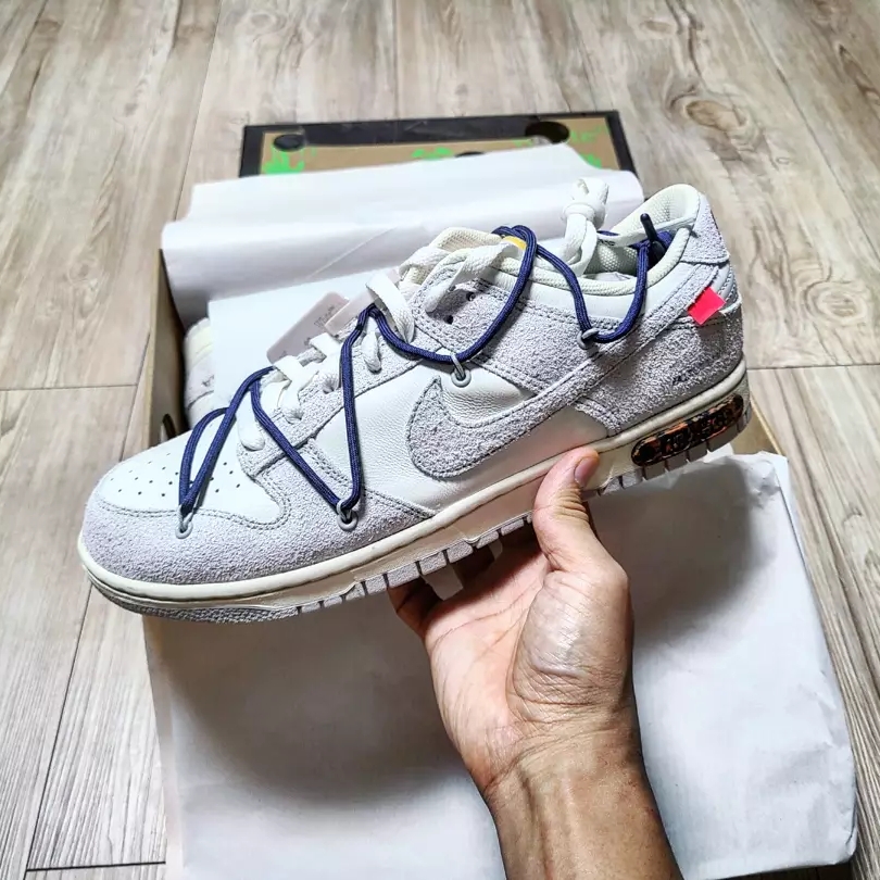 Nike x Off-White Dunk Low The 50 - Lot 18 착용 스타일